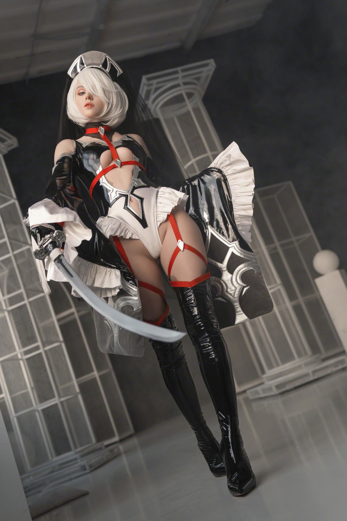 Shirogane-Cosplay-2B-ヨルハ２号Ｂ型-Bride-Ver-01-28