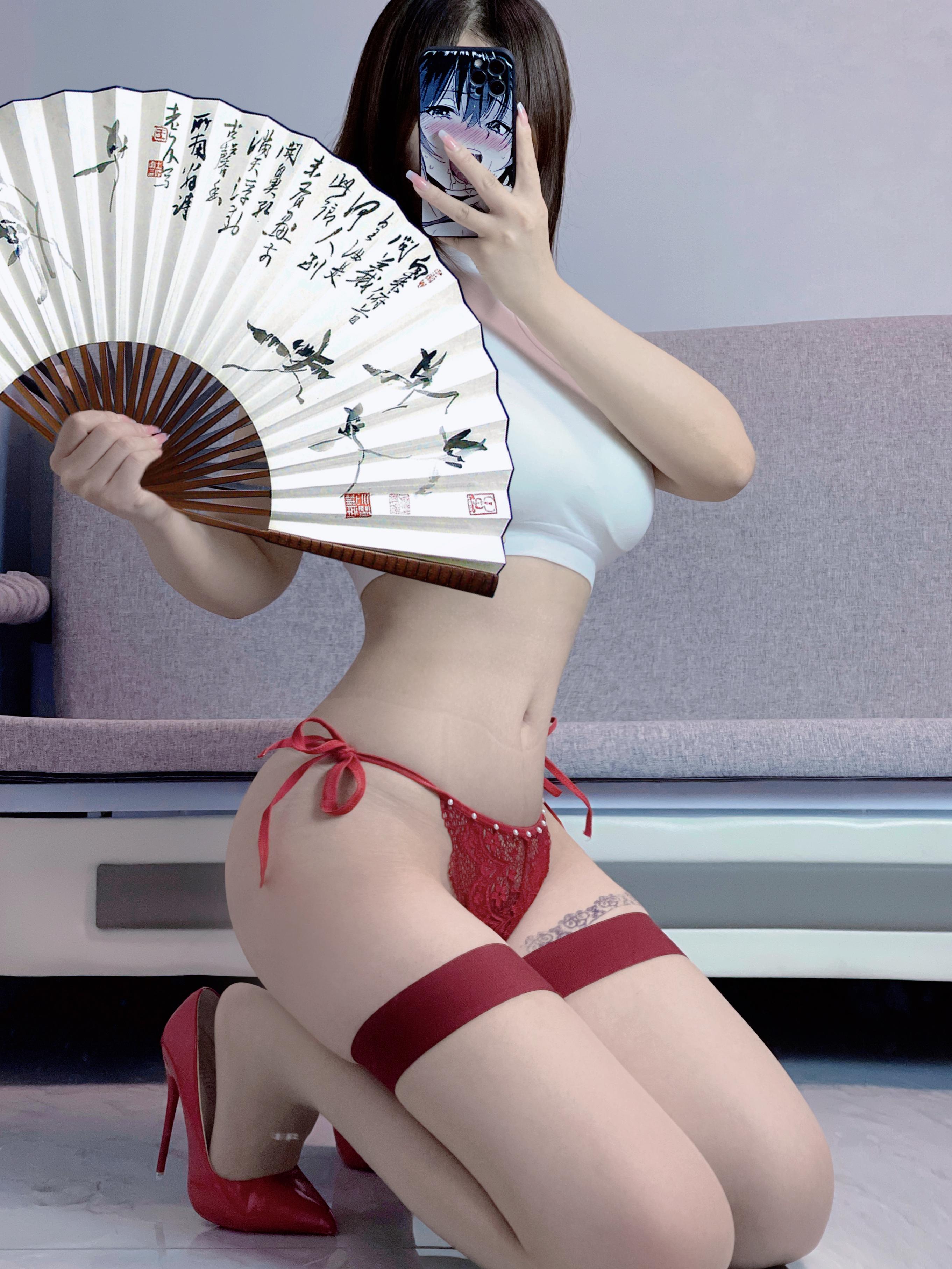 017桃沢樱呀--微密圈-扇子绝配25P-3V-1236M-08-12