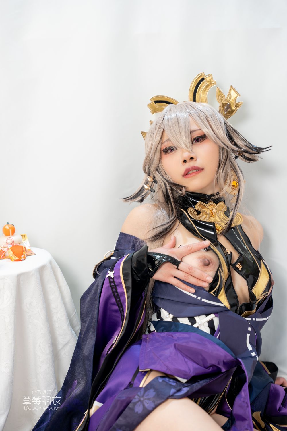 草莓羽衣T3黒ギャル八重神子墨桜色の夜笙雅芸-03-01-2