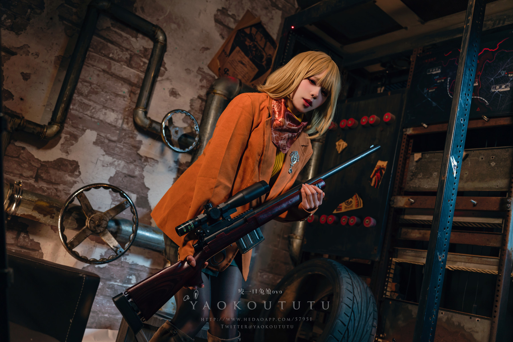 Cosplay-黏黏团子兔-生化危机4重置版-阿什莉-10-01