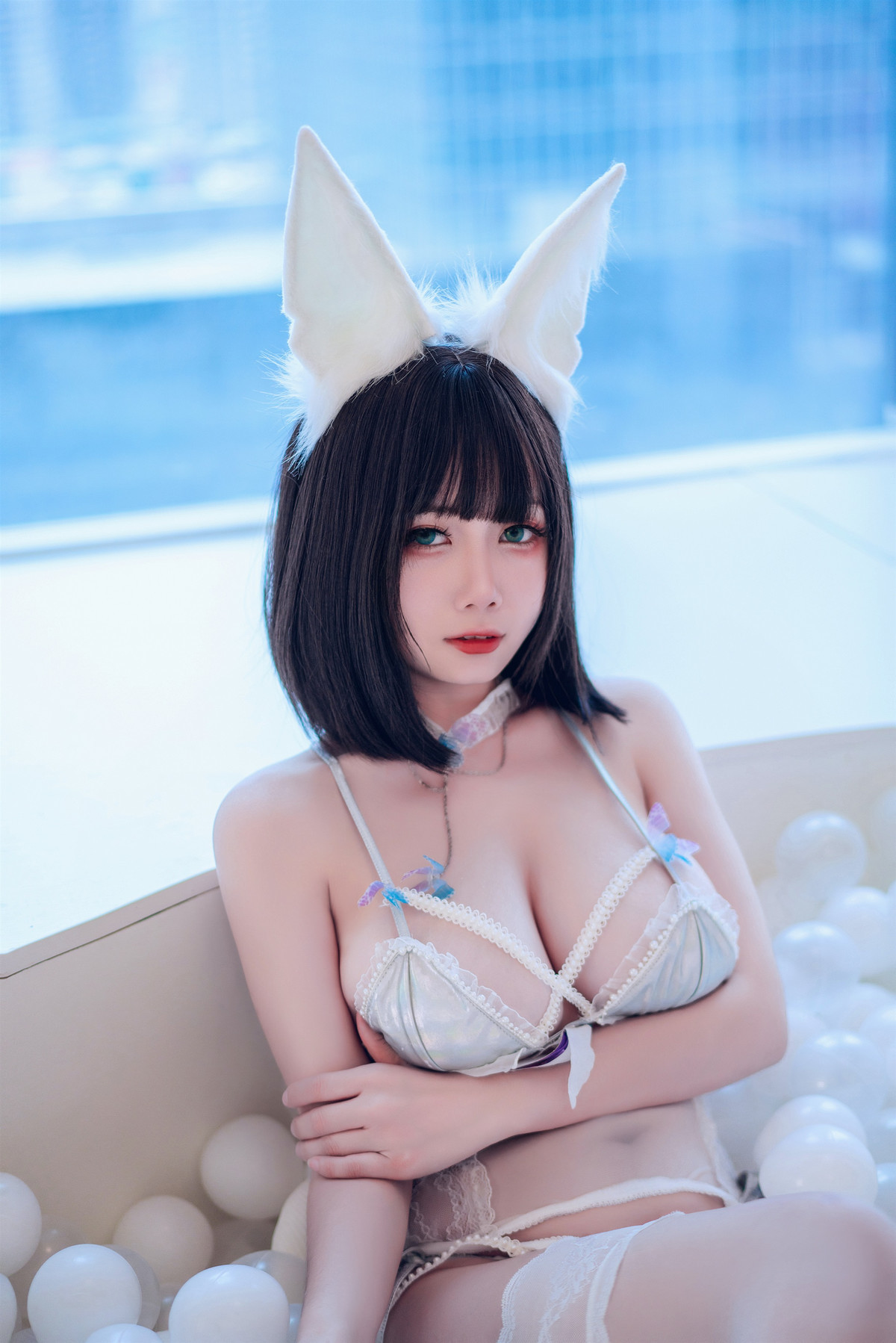 Cosplay-末夜787-猫娘衣橱-珍珠内衣-11-04