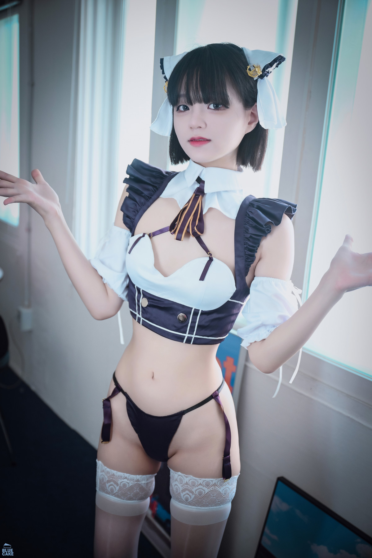 Jeong-Jenny-정제니-BLUECAKE-Maid-Cosplay-Set01-04-26