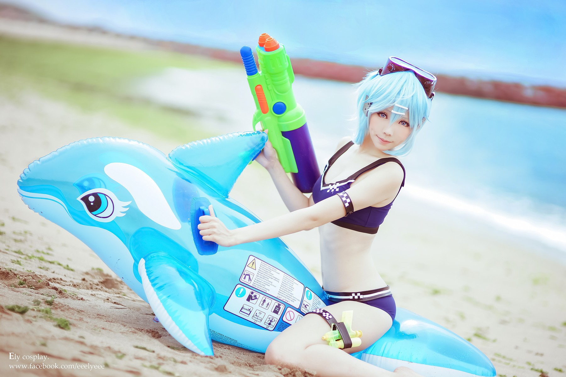 Cosplay-ElyEE子-诗乃海边-12-23