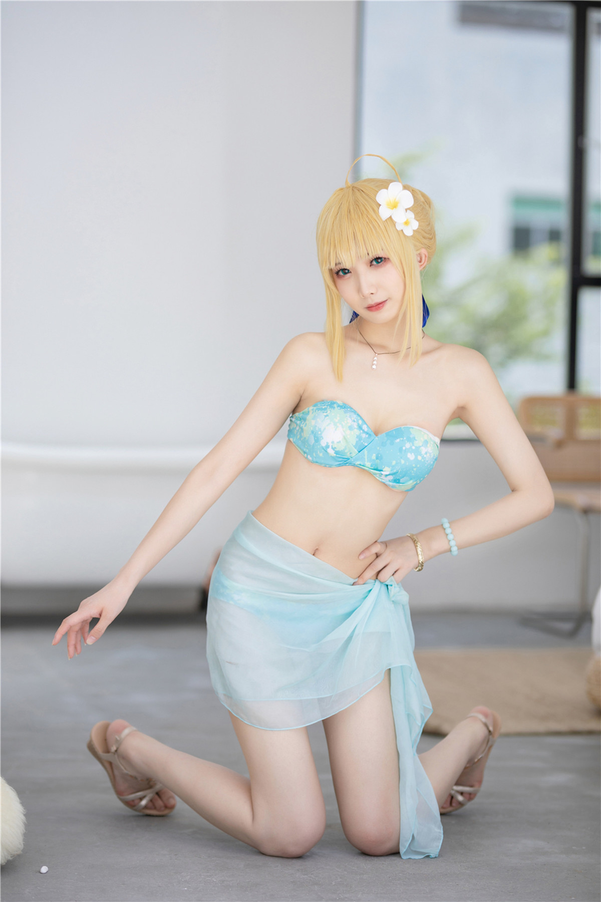 Cosplay-封疆疆v-阿尔托莉雅-潘德拉贡-泳装-11-01
