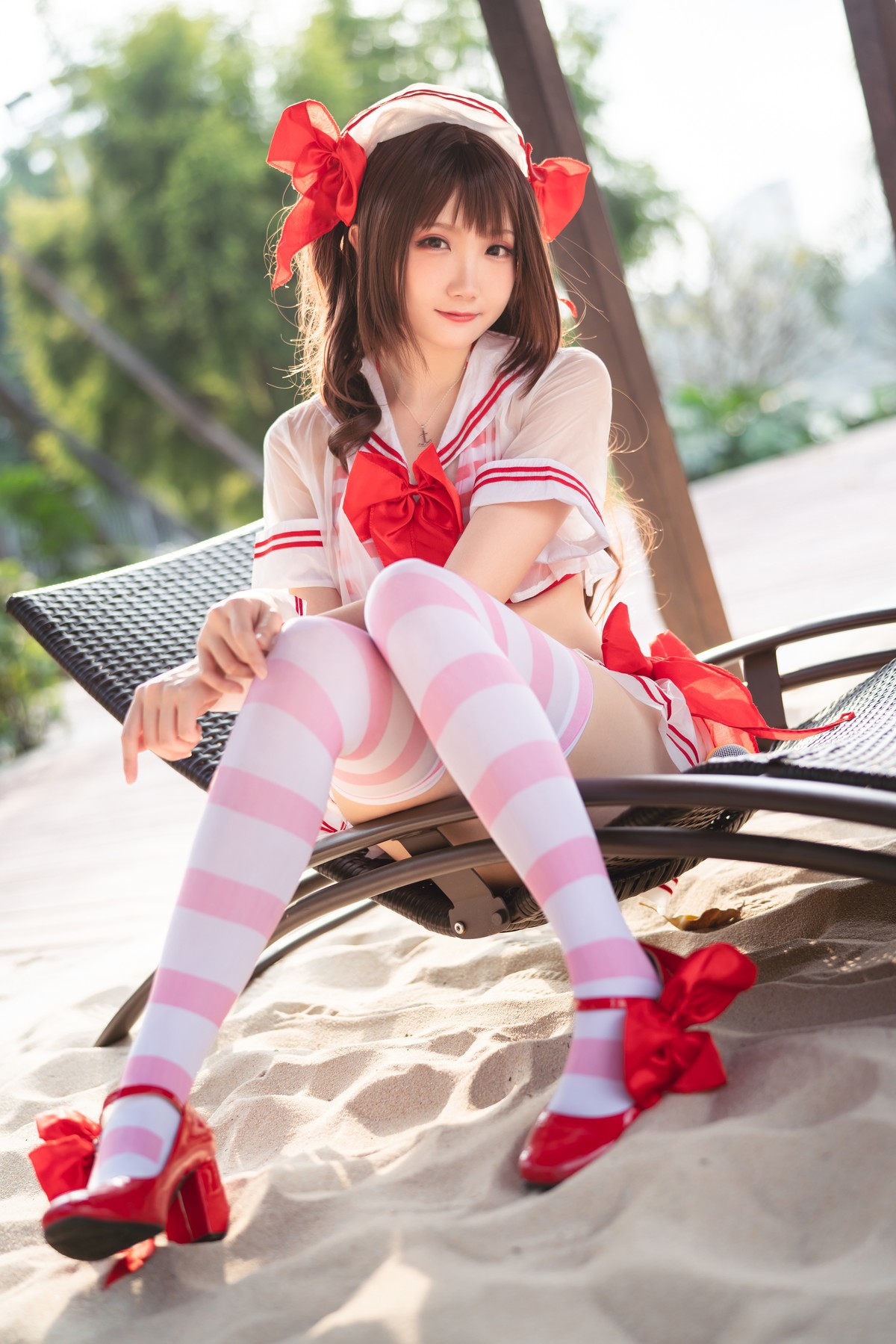 Cosplay-瓜希酱-岛村卯月-泳衣-02-21