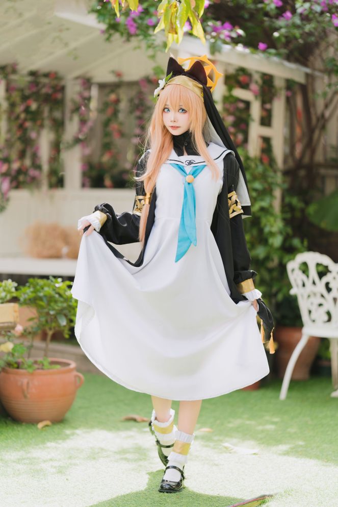 艾西Aiwest-碧蓝档案伊落玛丽-修女-睡衣-体操服-08-31