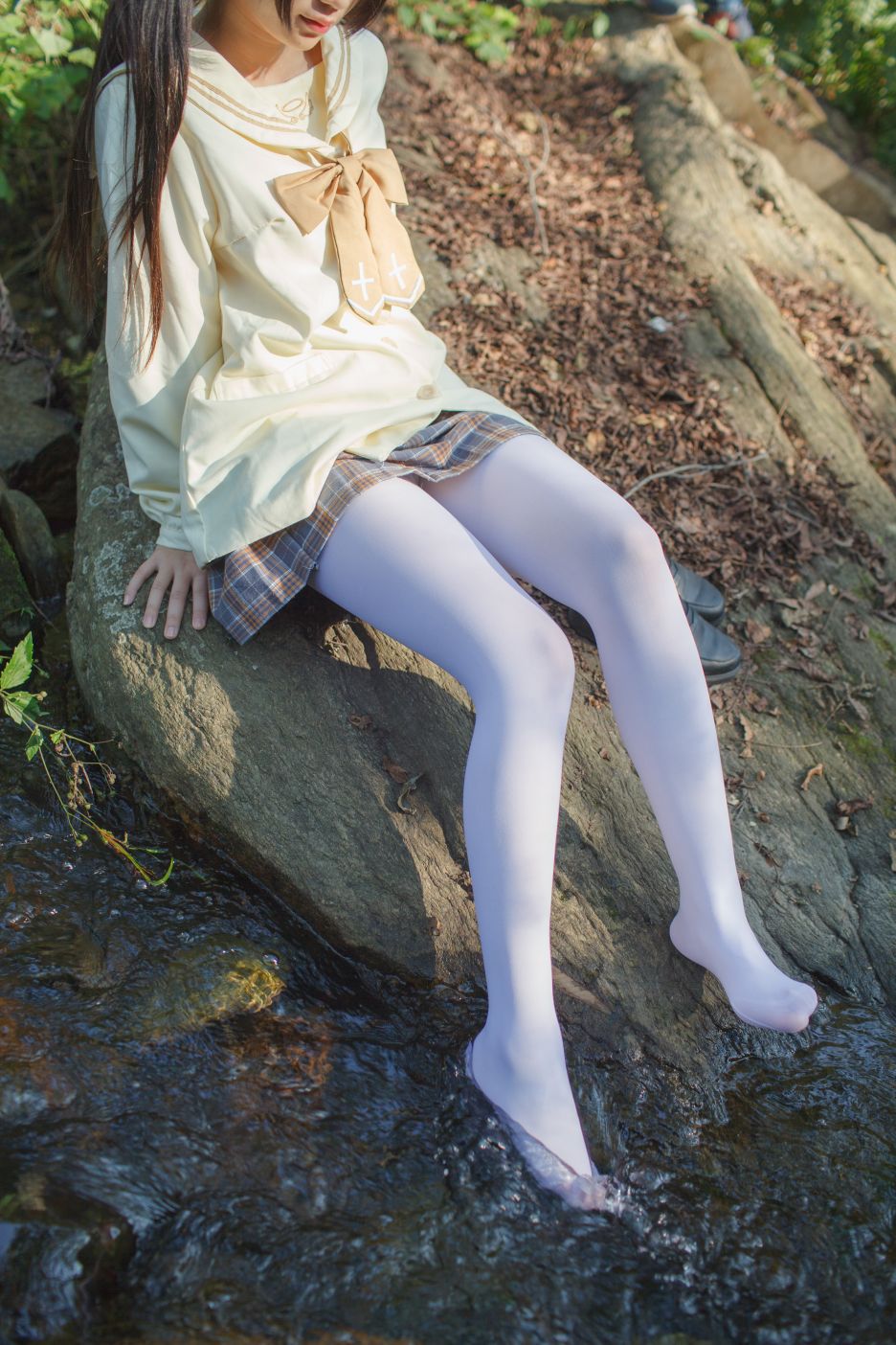 少女秩序写真-EXvol002-白丝格子裙80P-8426M-01-07