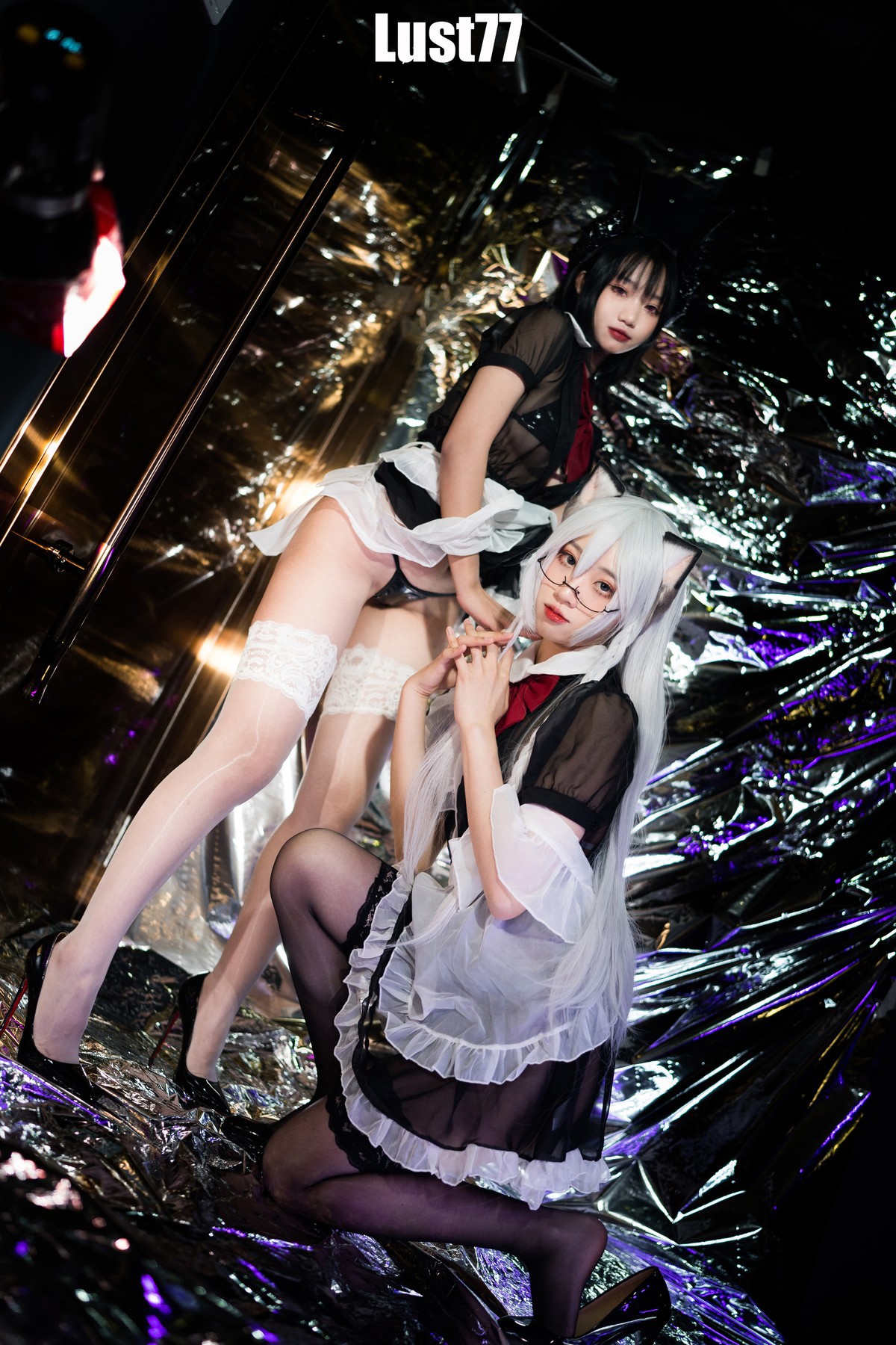 Cosplay-柒柒要乖哦-女仆の惩戒课-Set01-01-30