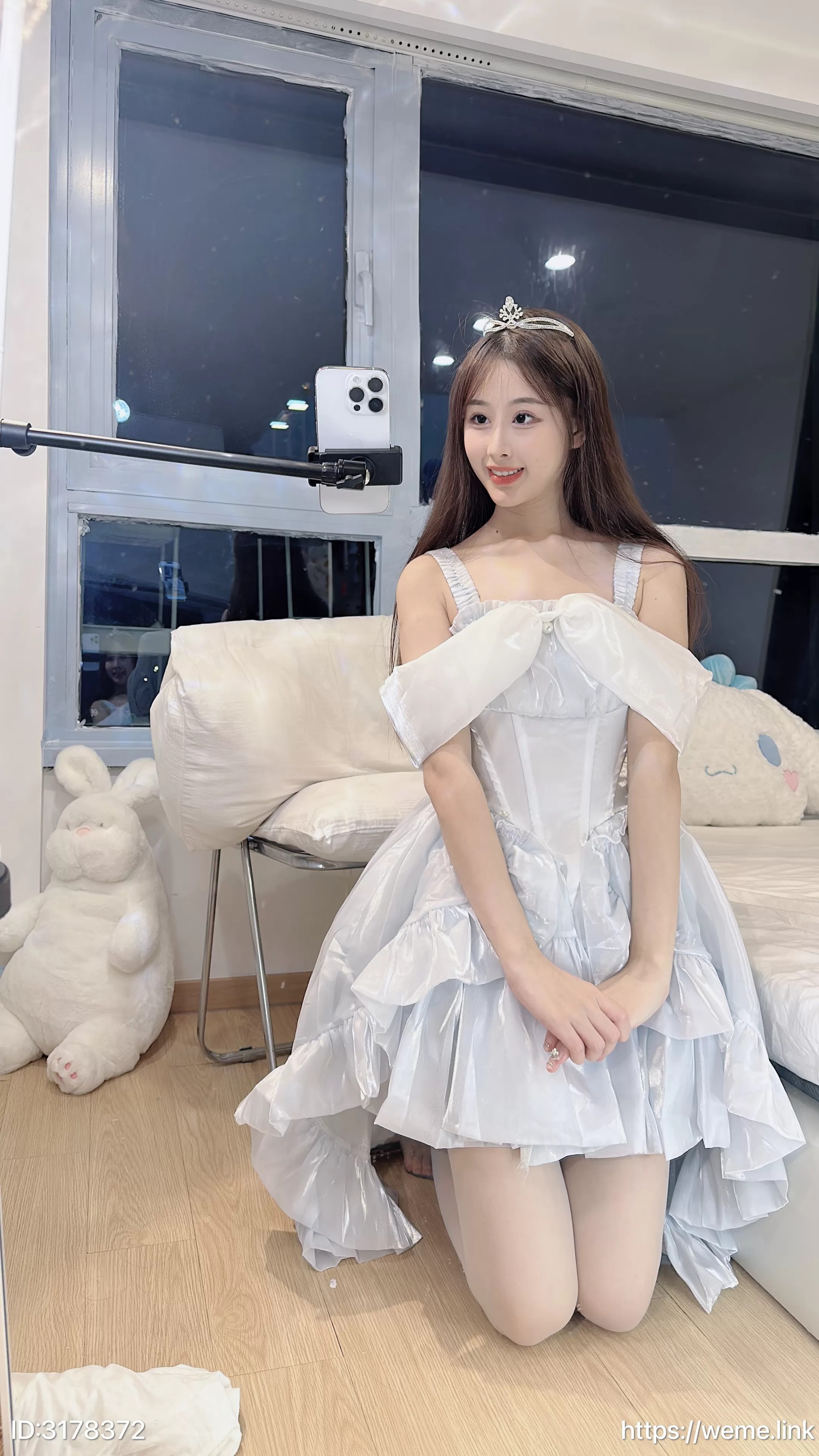 小萌子--NO016-渐变蓝丝袜53P49MB-08-17