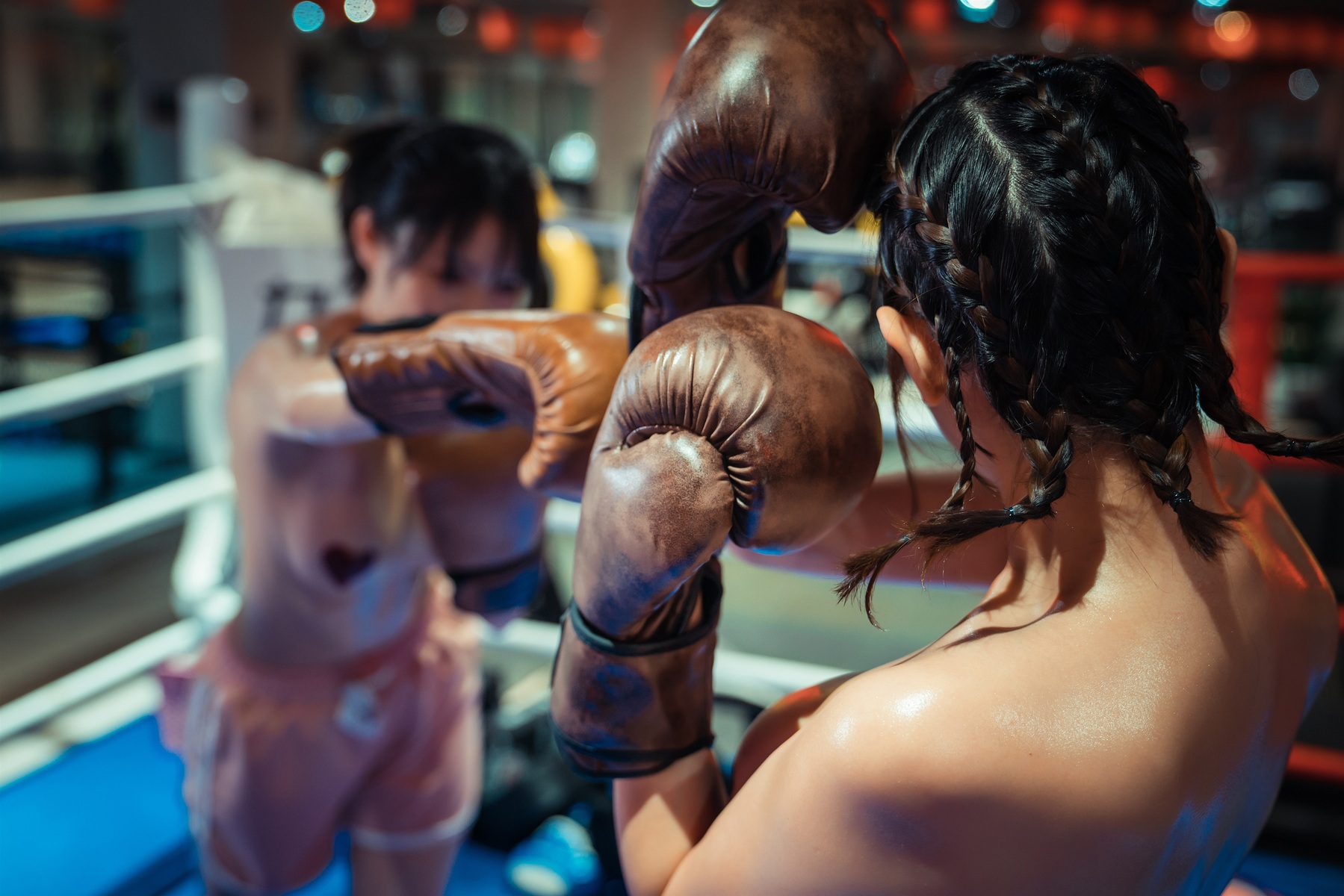 奈汐酱nice-女拳击手-08-24