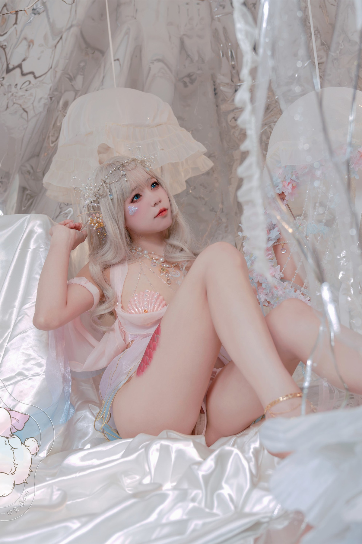 Cosplay-咬一口兔娘-海的女儿-Mermaid-10-28