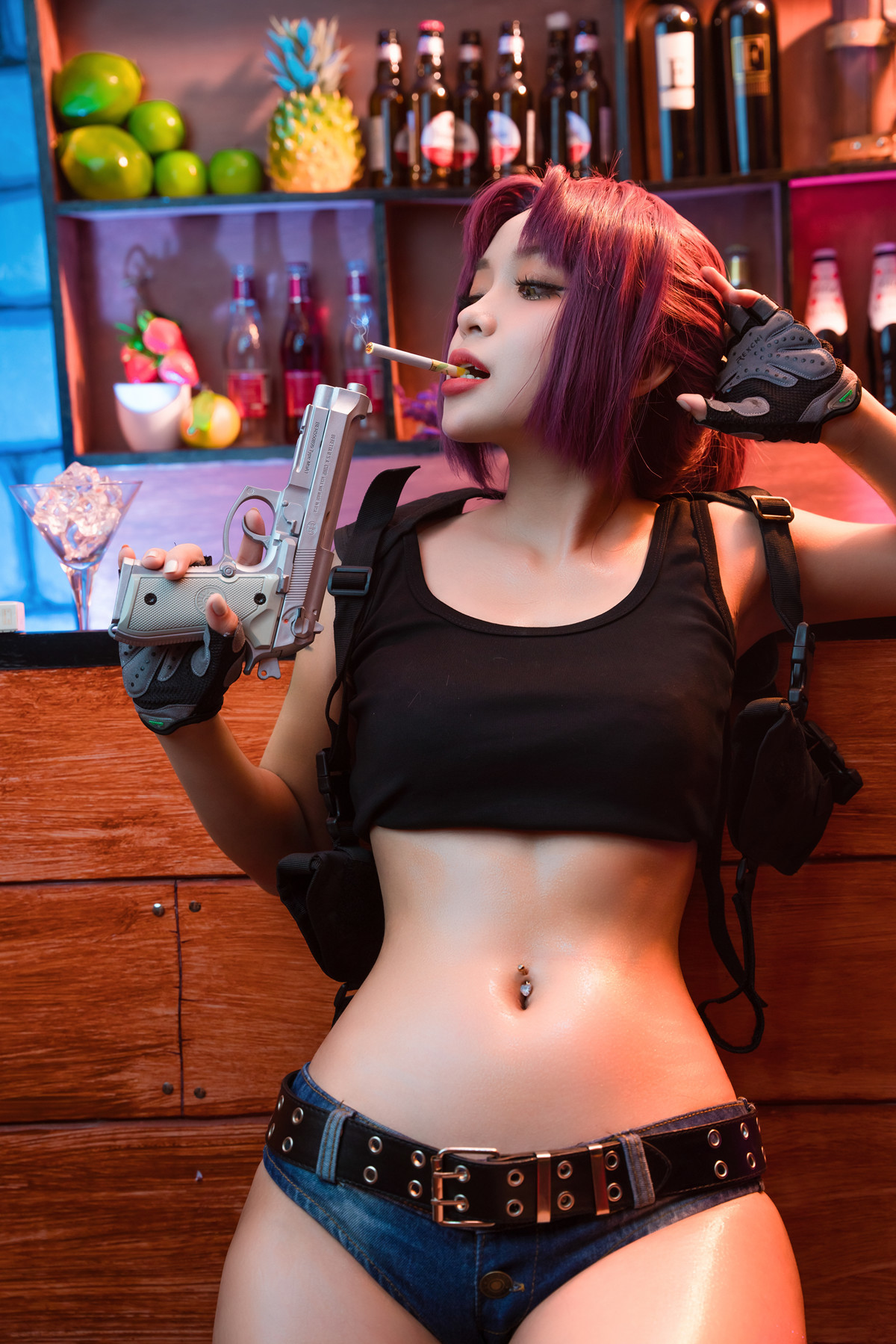 Cosplay-UmekoJ-Revy-Black-Lagoon-08-18