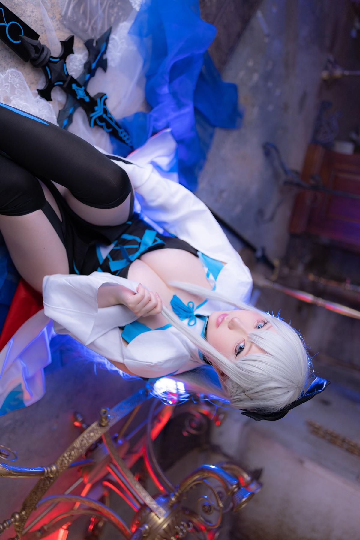 Cosplay-SAKUサク-Morgan-le-Fay-Set01-08-27