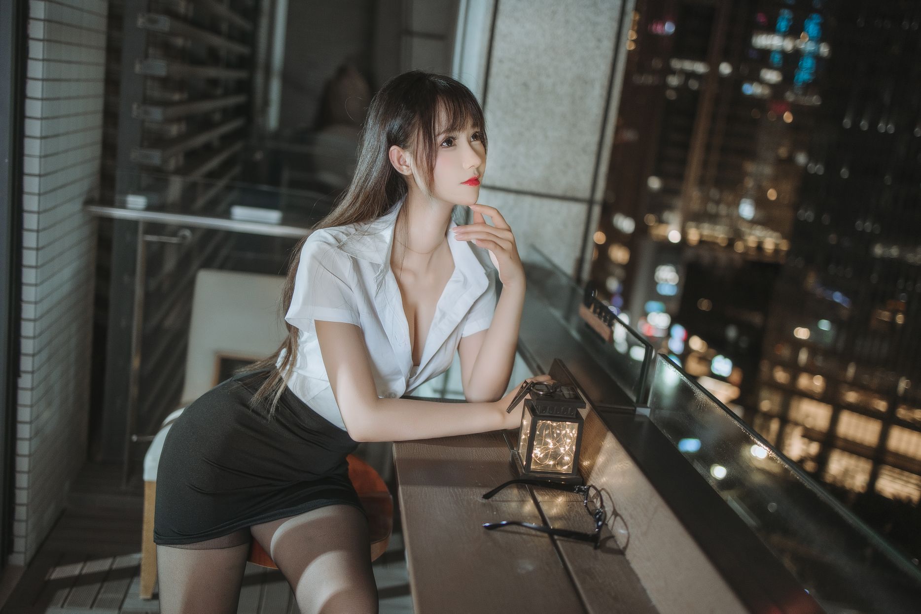 羽生三未---黑丝包臀OL40P-624MB-04-20