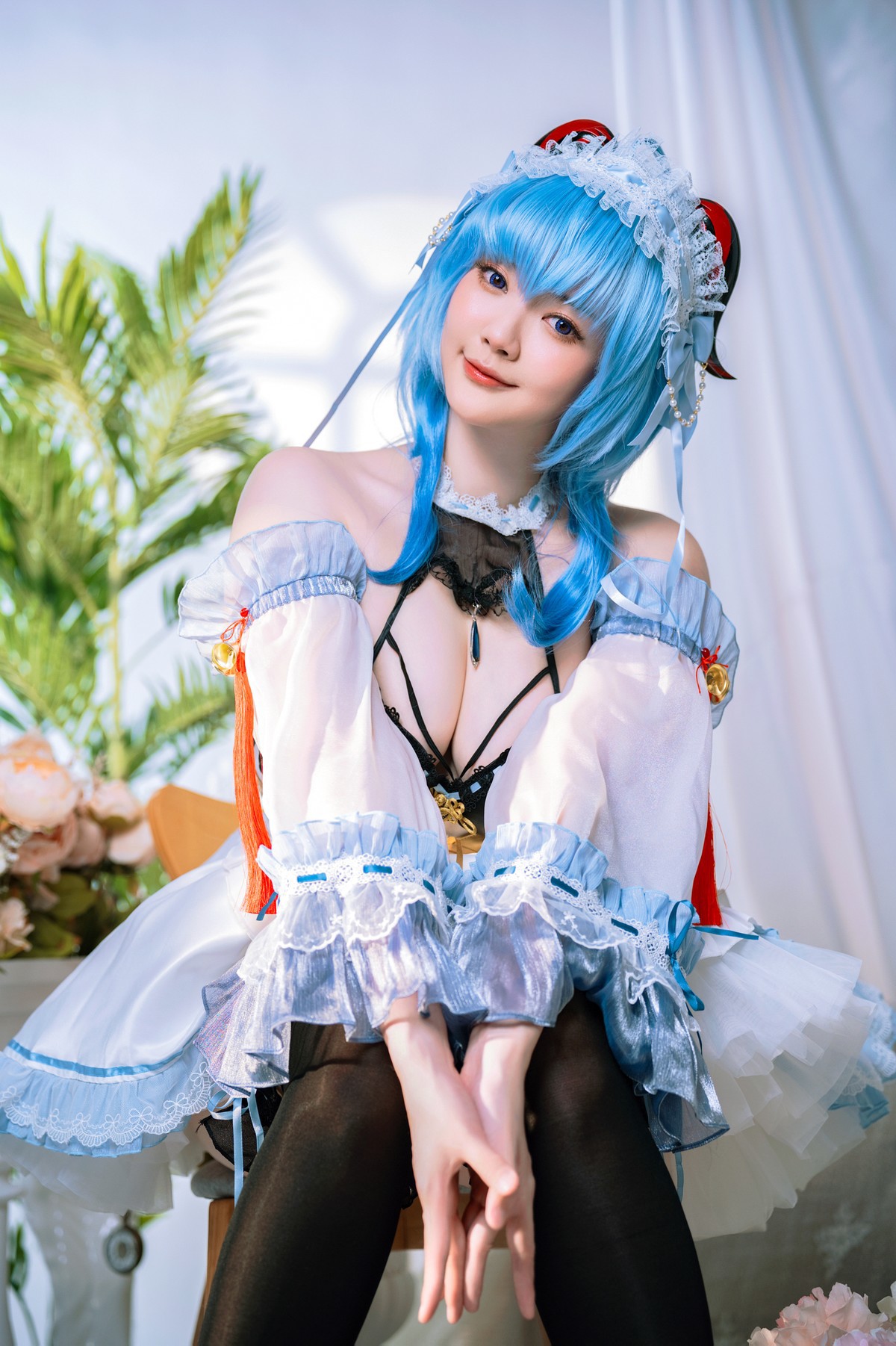 Cosplay-Ying-Tze-甘雨-Ganyu-Maid-12-15