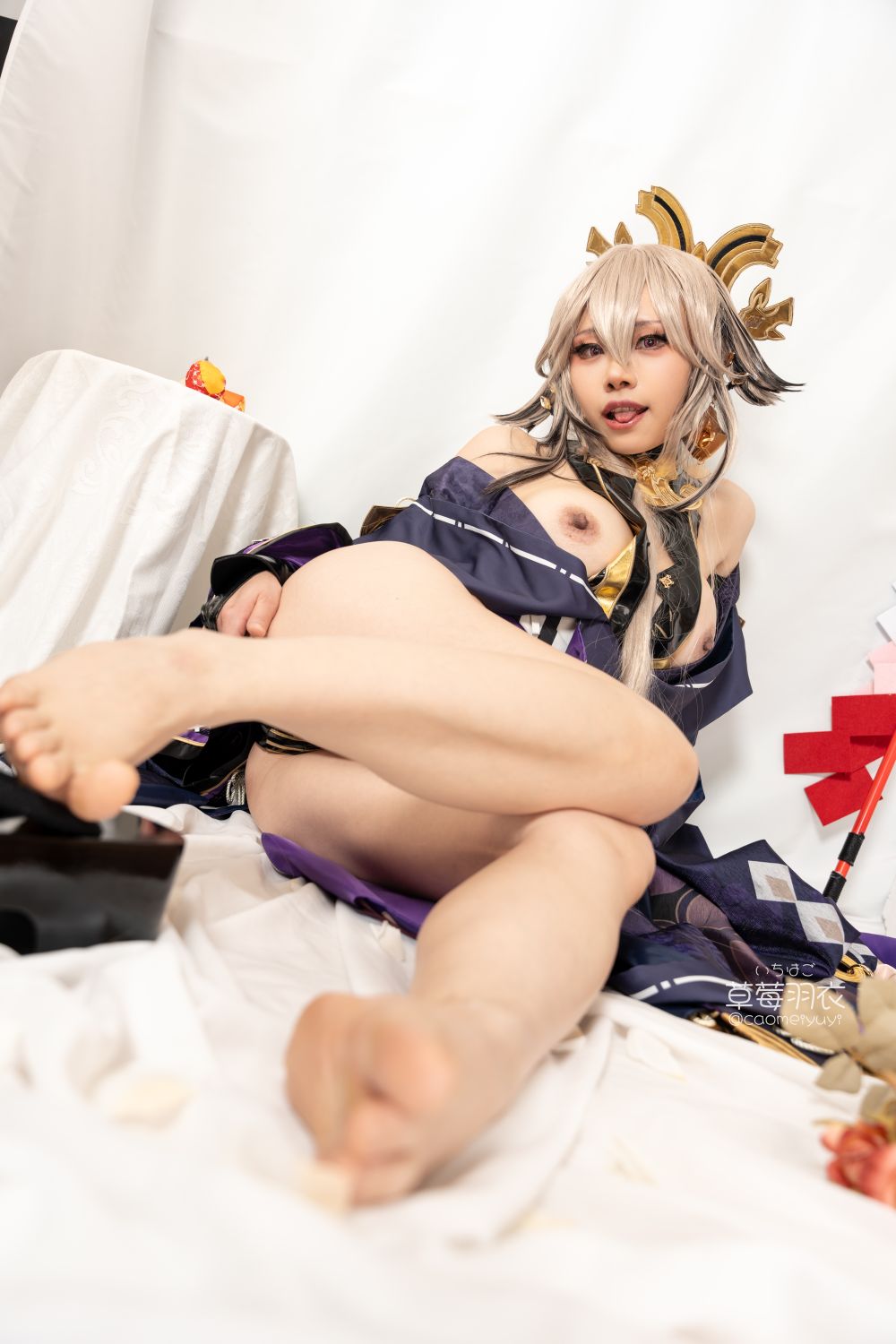 草莓羽衣T3黒ギャル八重神子墨桜色の夜笙雅芸-03-01-2