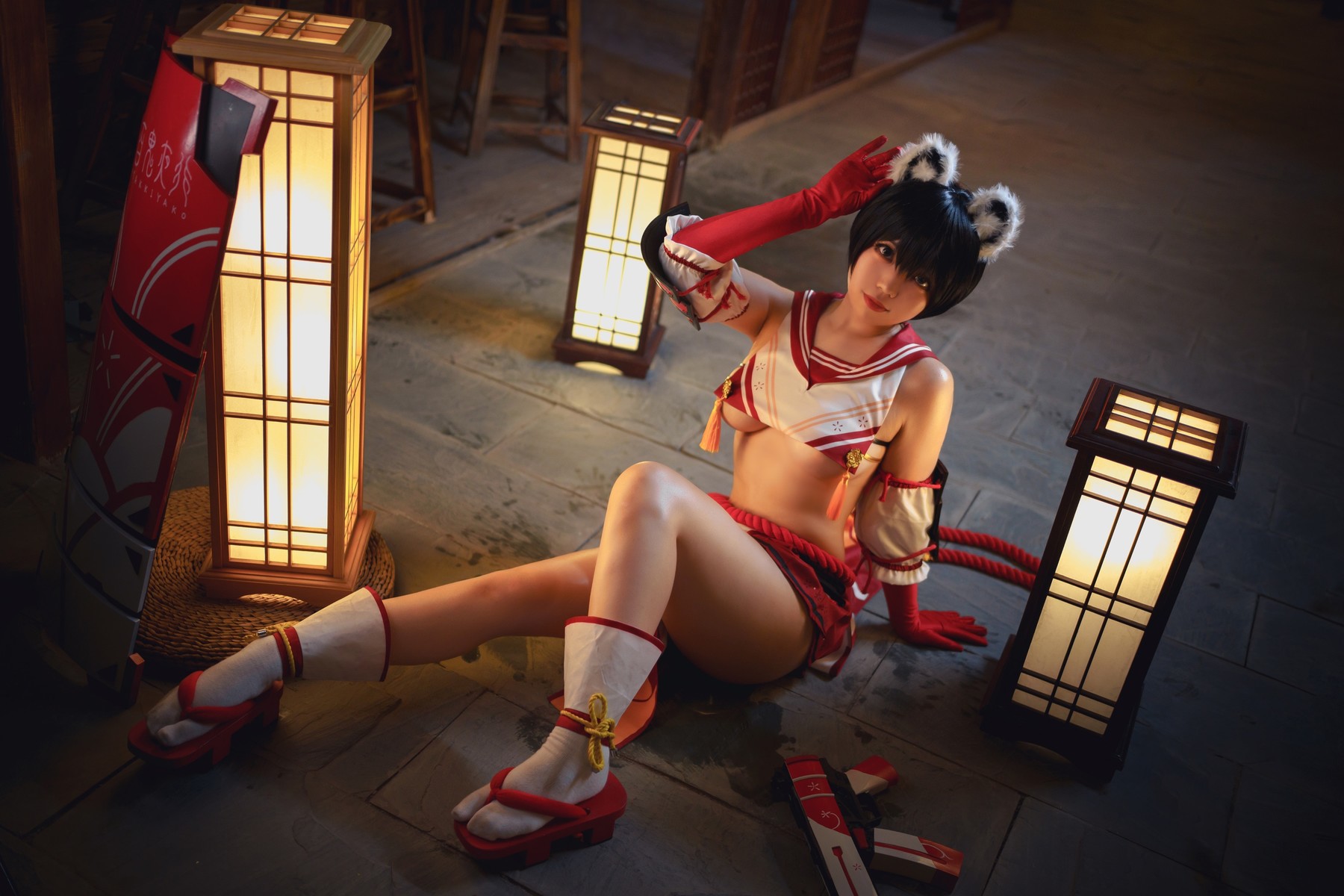 Ganlory-啊日日-Cosplay-春日ツバキ-Kasuga-Tsubaki-08-31