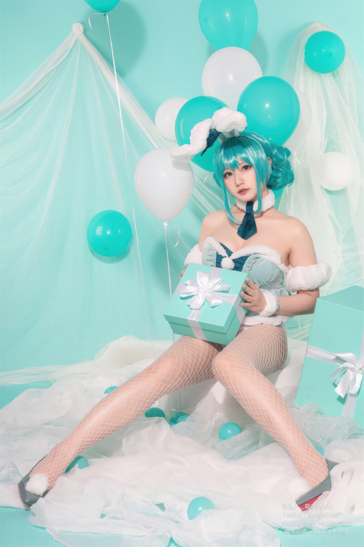 Cosplay-Nyako喵子-初音白兔-04-20