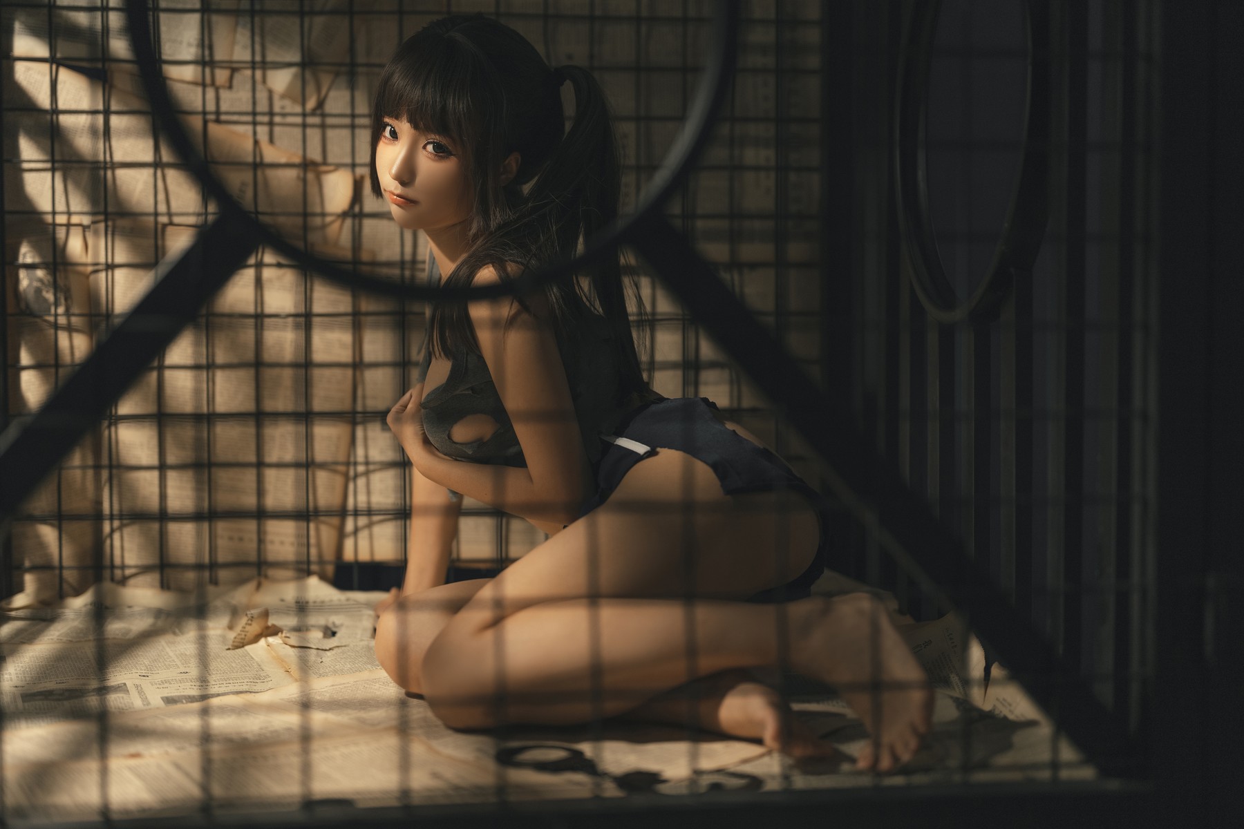 蠢沫沫-Cosplay-审讯-Trial-12-01