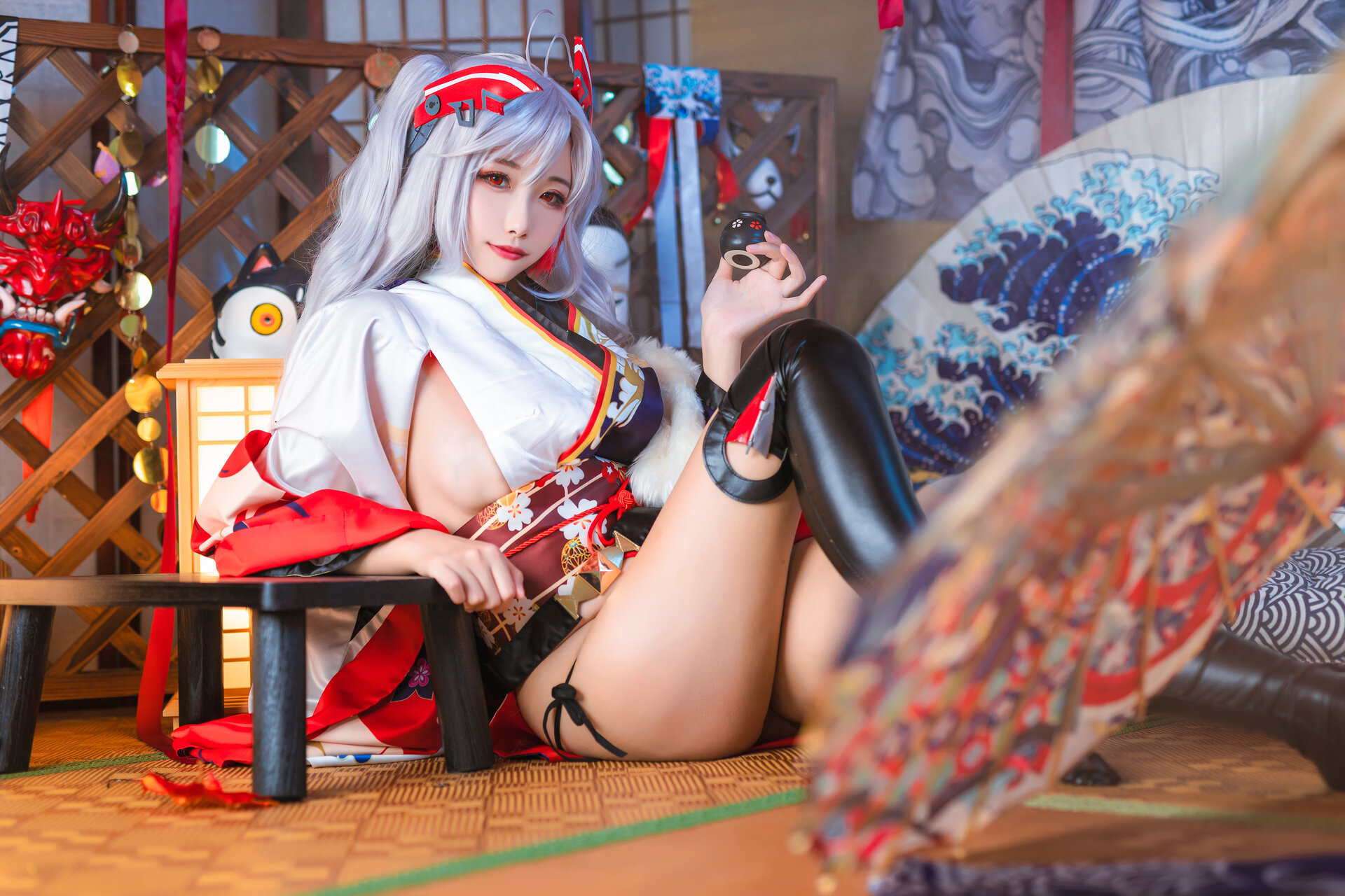 Momoko葵葵-プリンツオイゲン-Prinz-Eugen-Profusion-of-Flowers-10-26