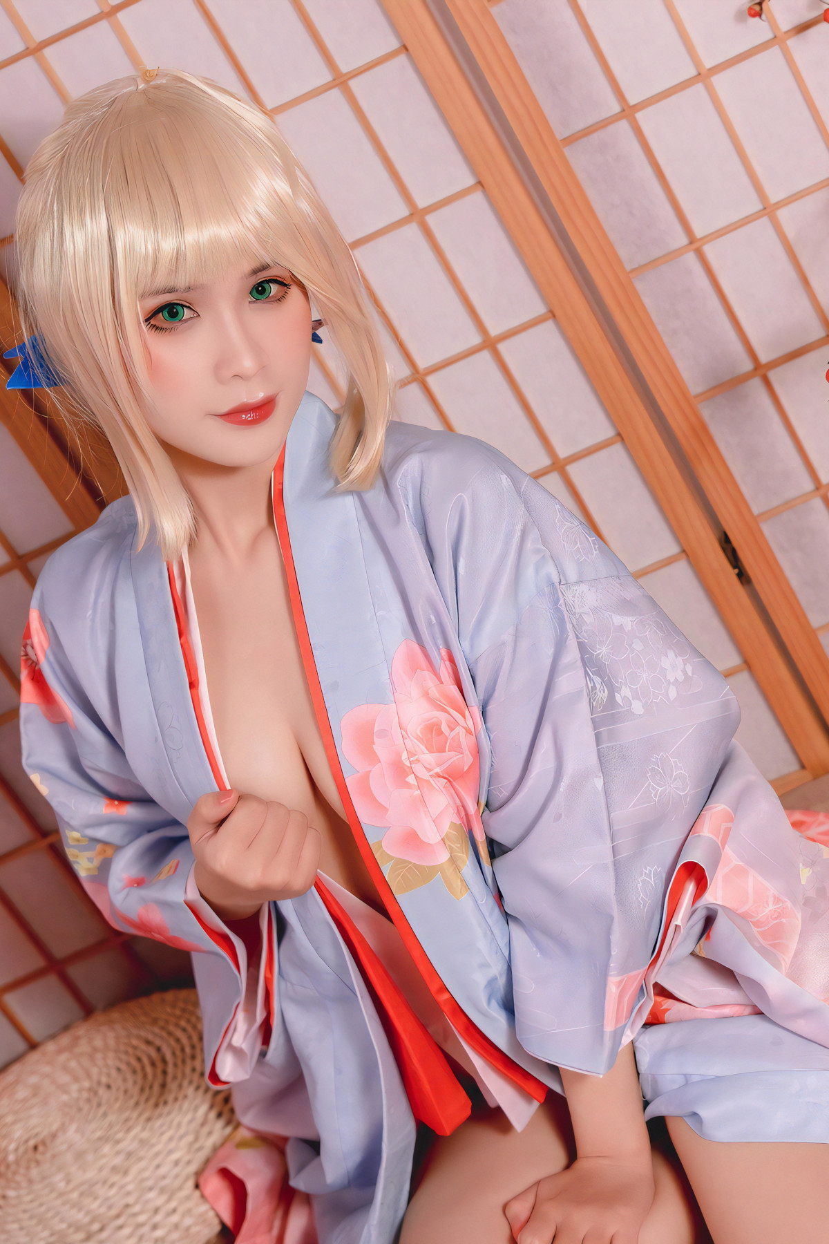 Cosplay-Pyonピオン-Saber-セイバー-Kimono-12-17