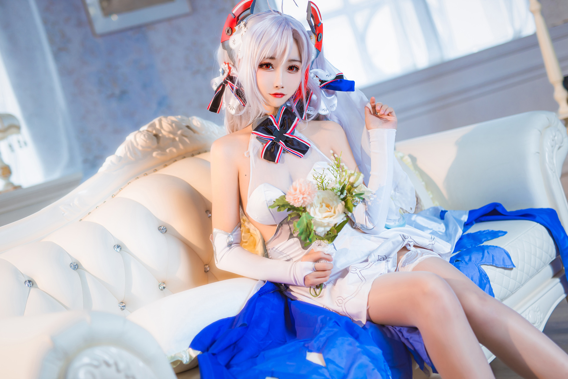 Momoko葵葵-Prinz-Eugen-欧根亲王-花嫁-Bride-Ver-09-23