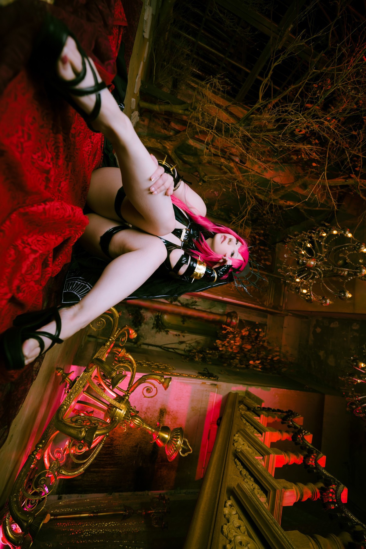 Cosplay-SAKUサク-Morgan-le-Fay-Set04-08-29