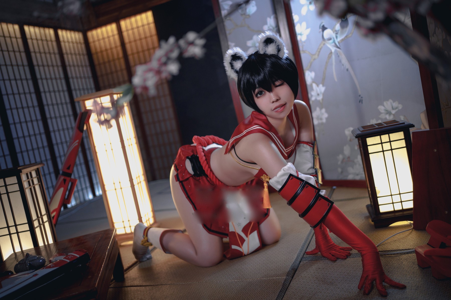 Ganlory-啊日日-Cosplay-春日ツバキ-Kasuga-Tsubaki-08-31