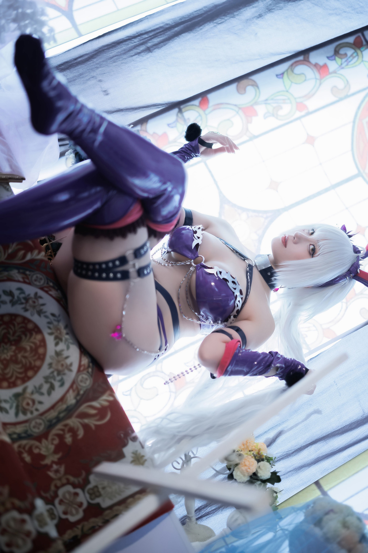 Cosplay-Cien恩恩-黑贞兔女郎泳装-12-20