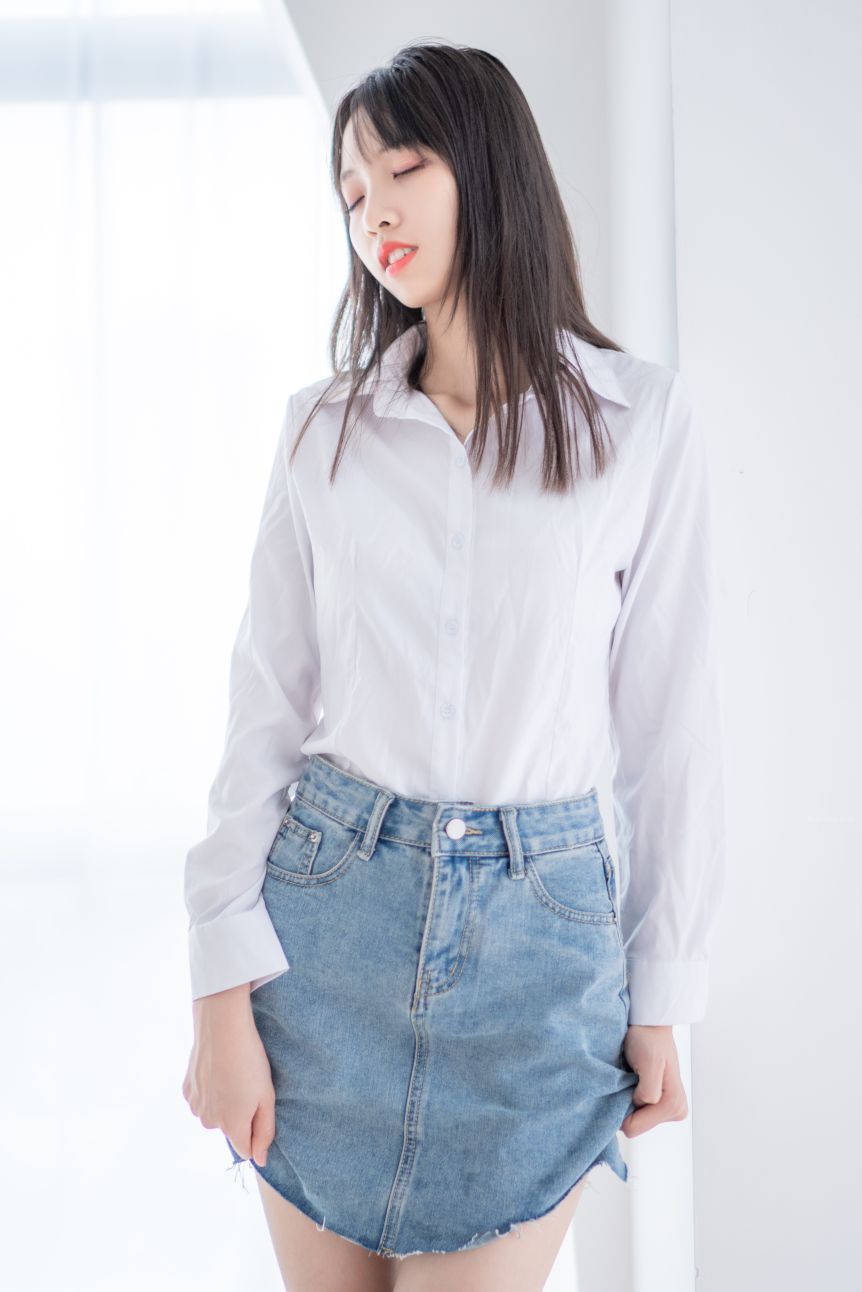 西瓜murmure西瓜少女-2021-04-29-牛仔裙-125P1V-12-19
