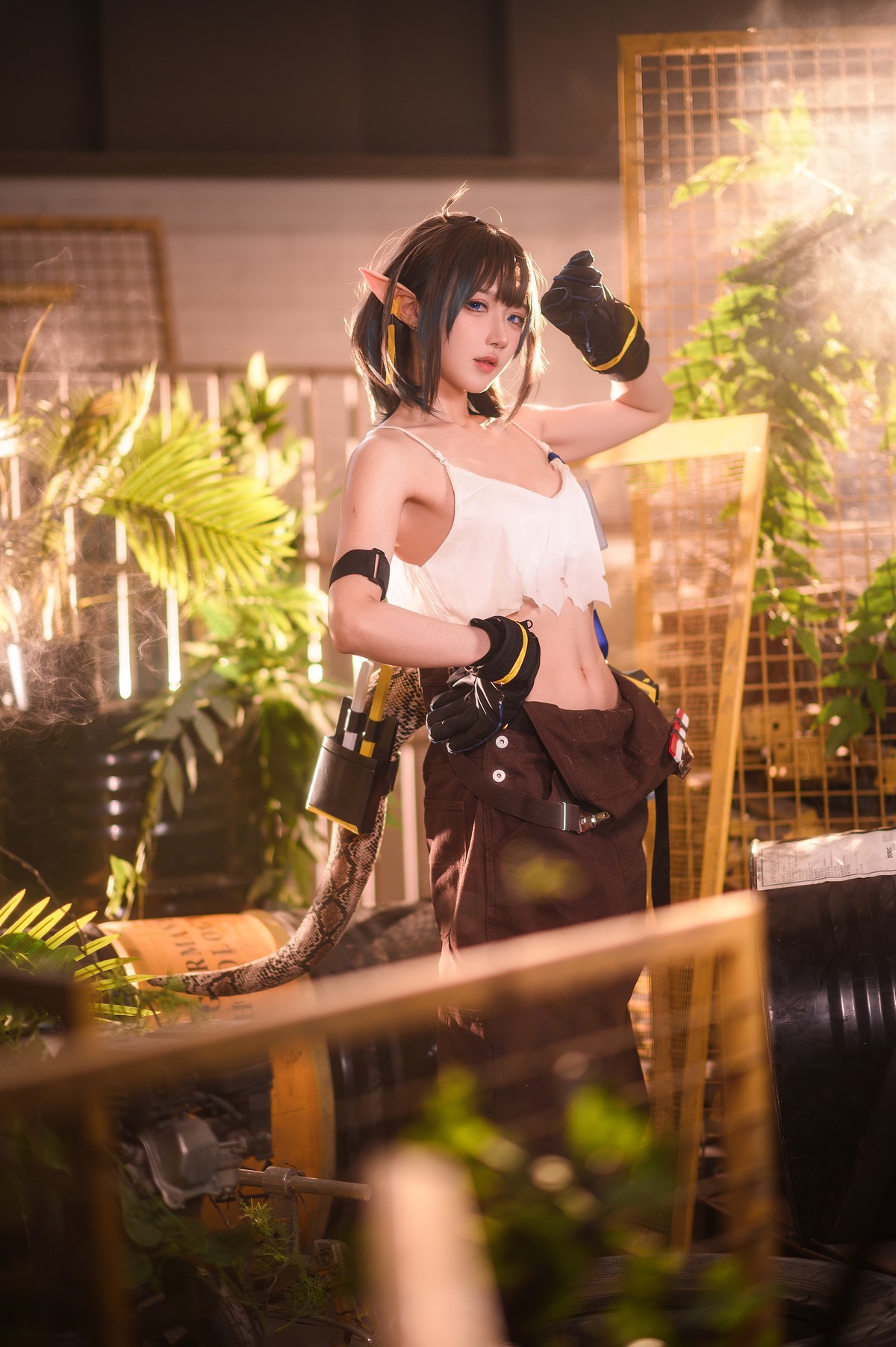 阿包也是兔娘-Cosplay-森蚺-Forest-Flea-02-16