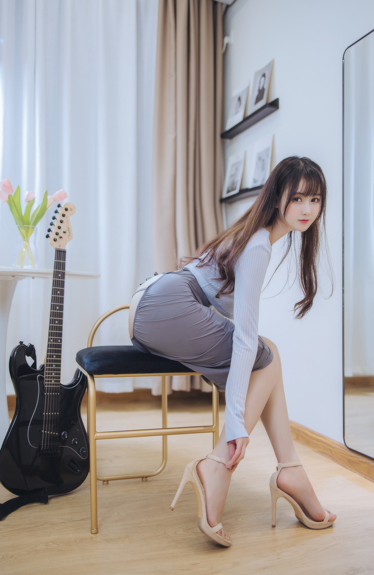 Cosplay-羽生三未-吉他妹妹-05-01