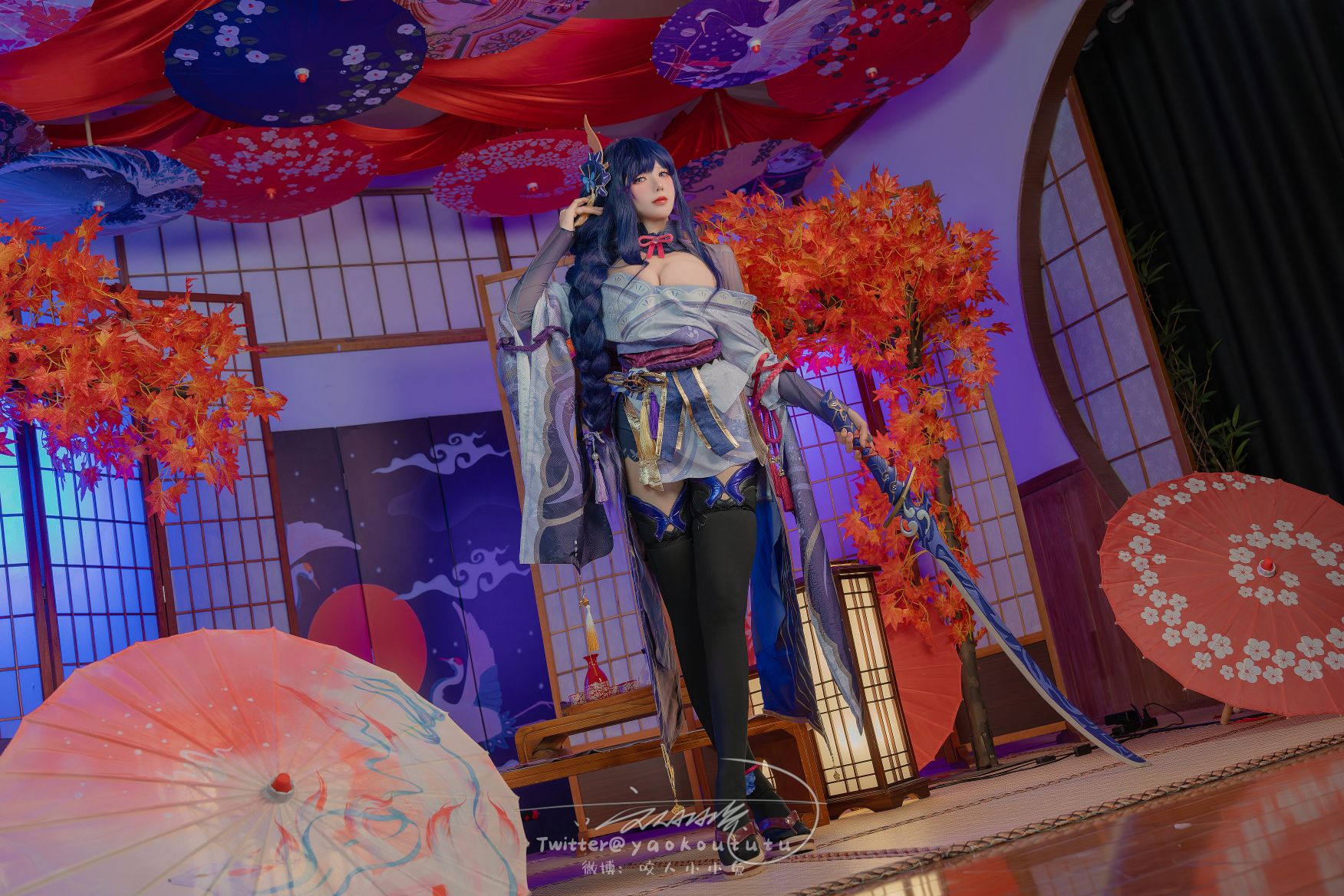 咬人小小兔咬一口兔娘---3月作品-原神雷电将军-76P1V-143G-04-07