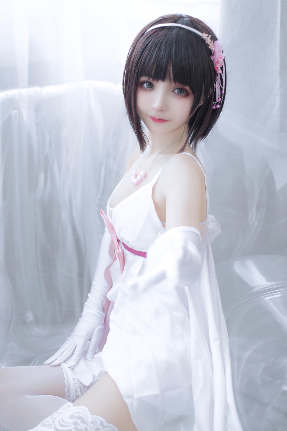 桜井宁宁-Cosplay-加藤惠-Megumi-Kato-09-22