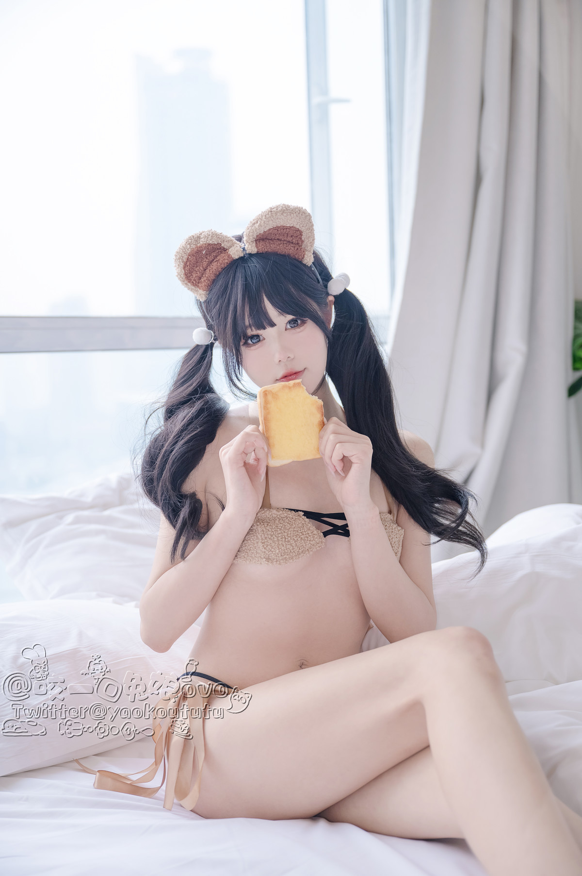 Cosplay-黏黏团子兔-小熊睡衣-10-01