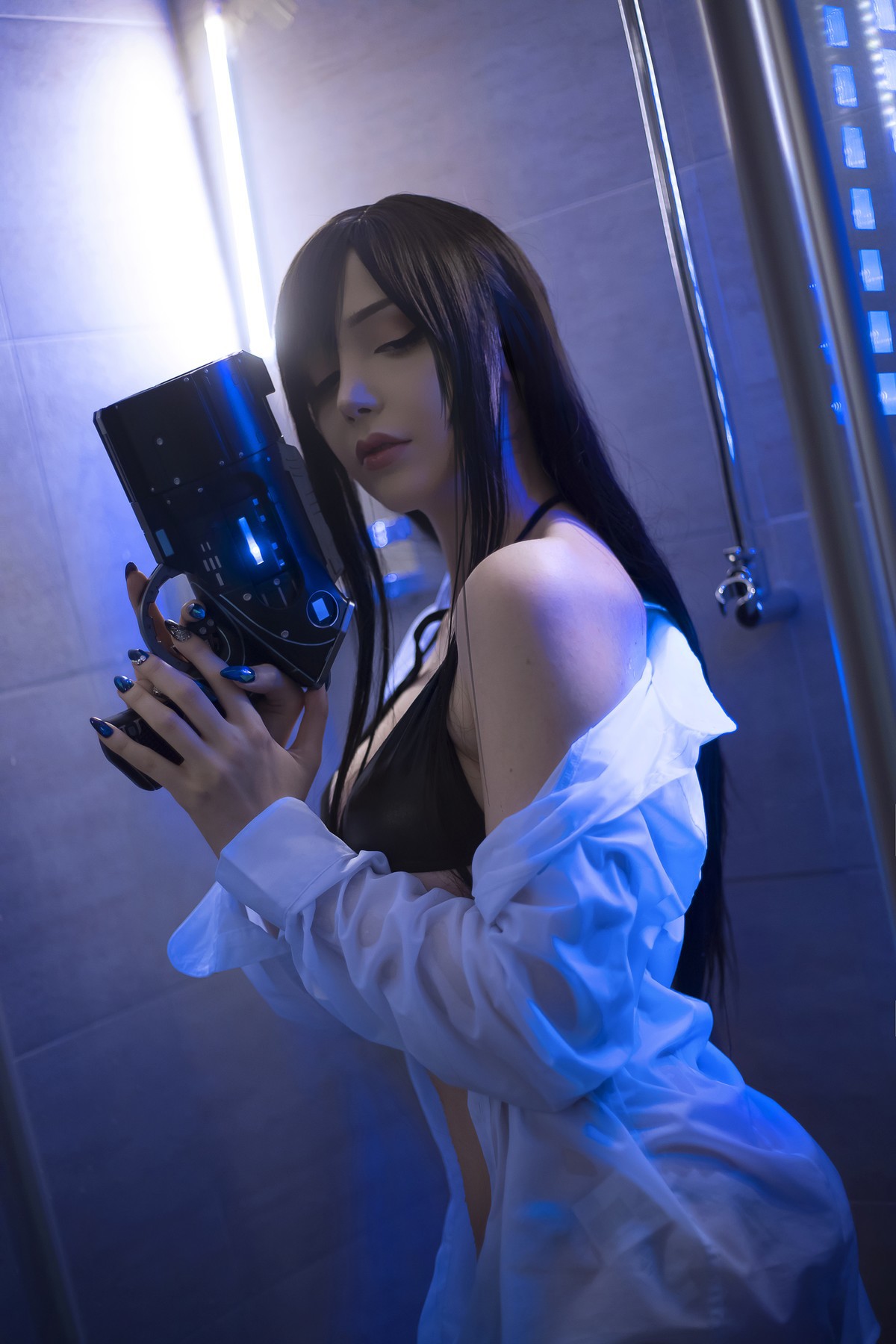 Cosplay-Sayathefox-白毛狐狸-浴室诱惑-03-31