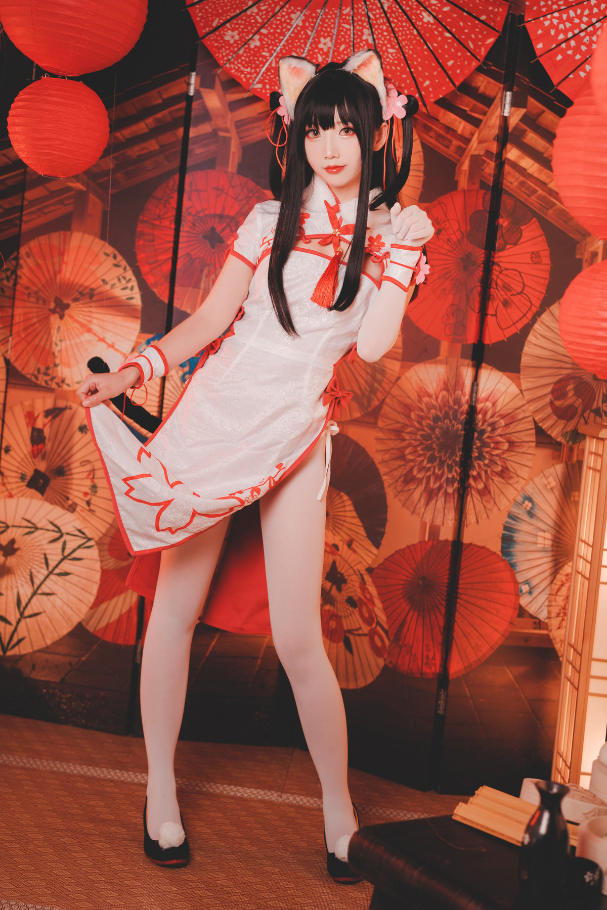 Cosplay-面饼仙儿-夕暮-斯卡哈女仆-11-28