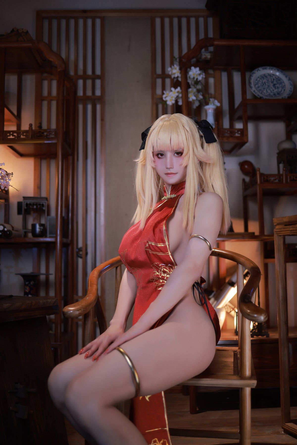 Cosplay-桜满三时-萌姬联合-旗袍-09-28