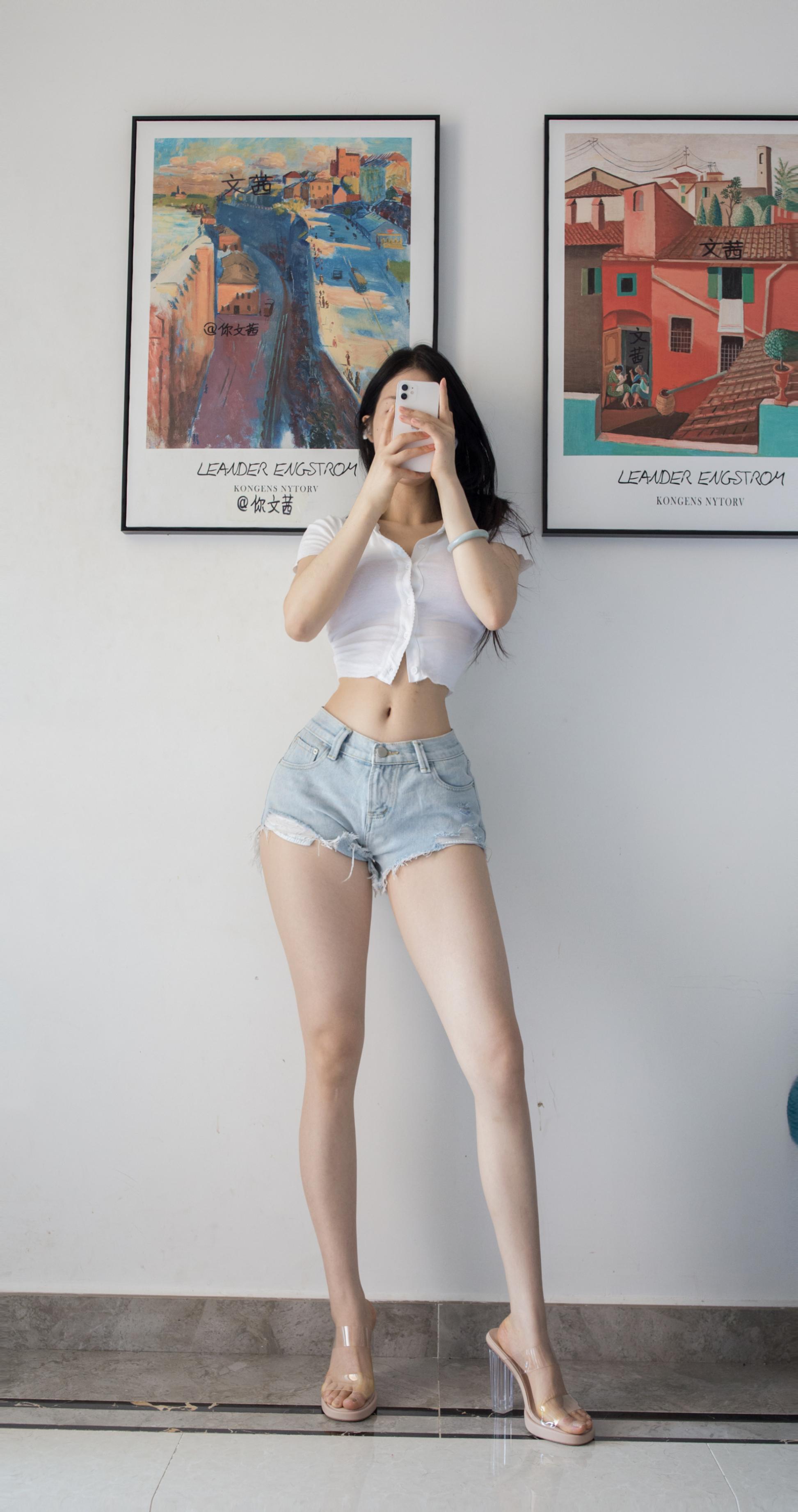 003Cool文茜-微密圈系列牛仔短裤-13P-669M-08-13