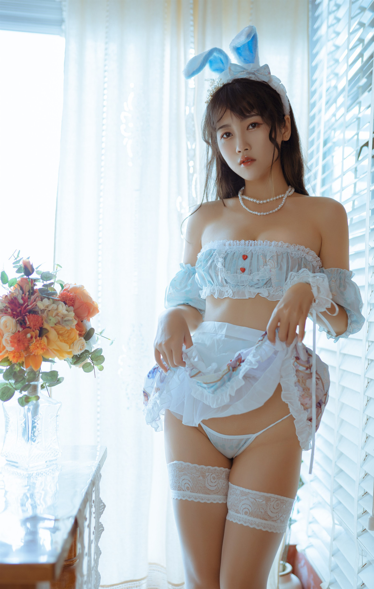 不呆猫-Cosplay-兔子女友-03-09