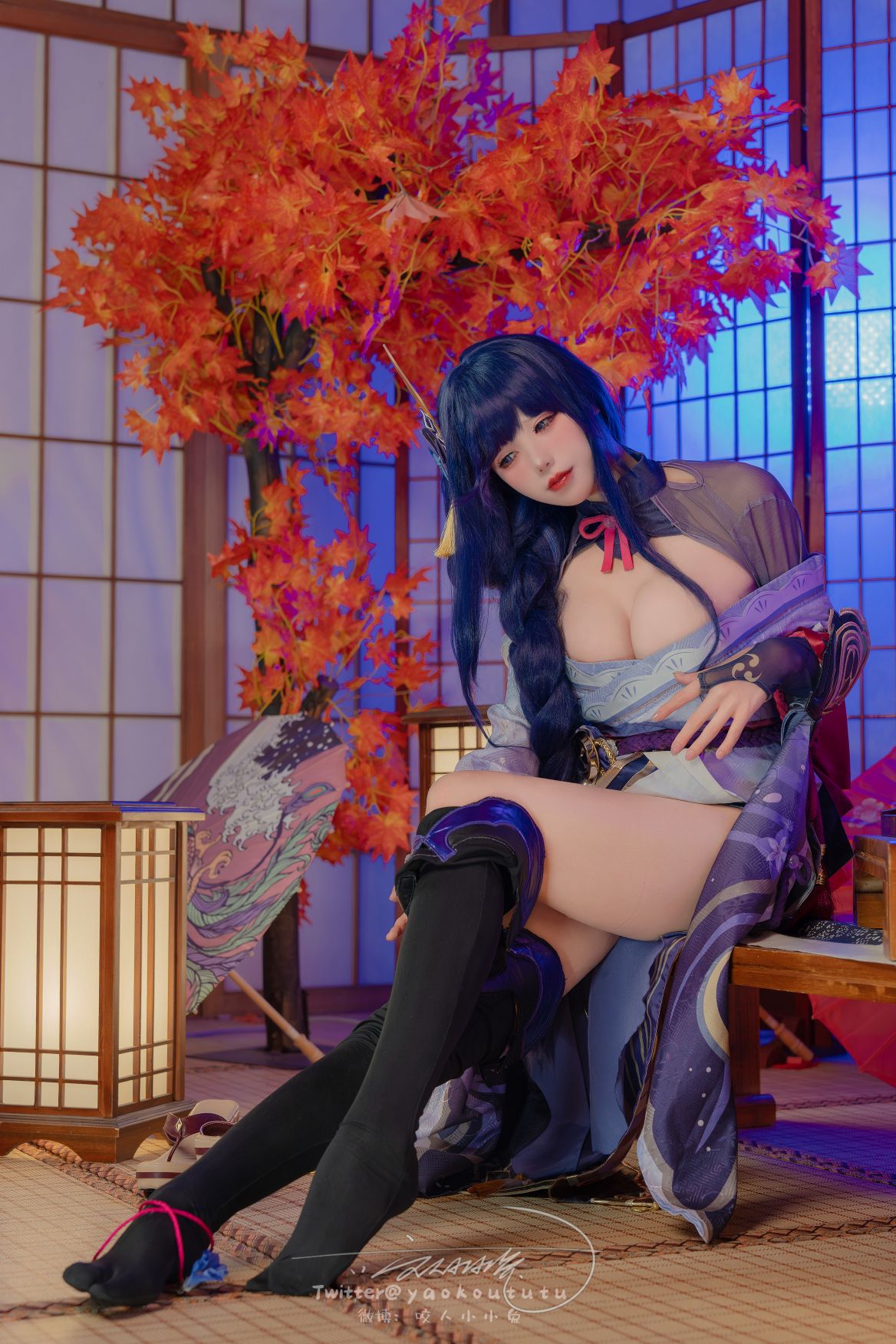 咬人小小兔咬一口兔娘---3月作品-原神雷电将军-76P1V-143G-04-07