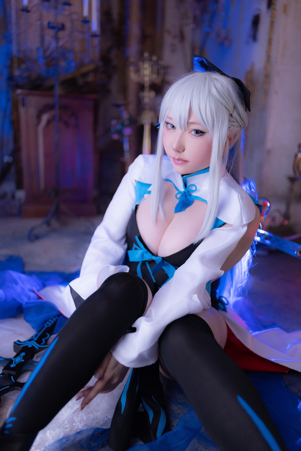 Cosplay-SAKUサク-Morgan-le-Fay-Set01-08-27