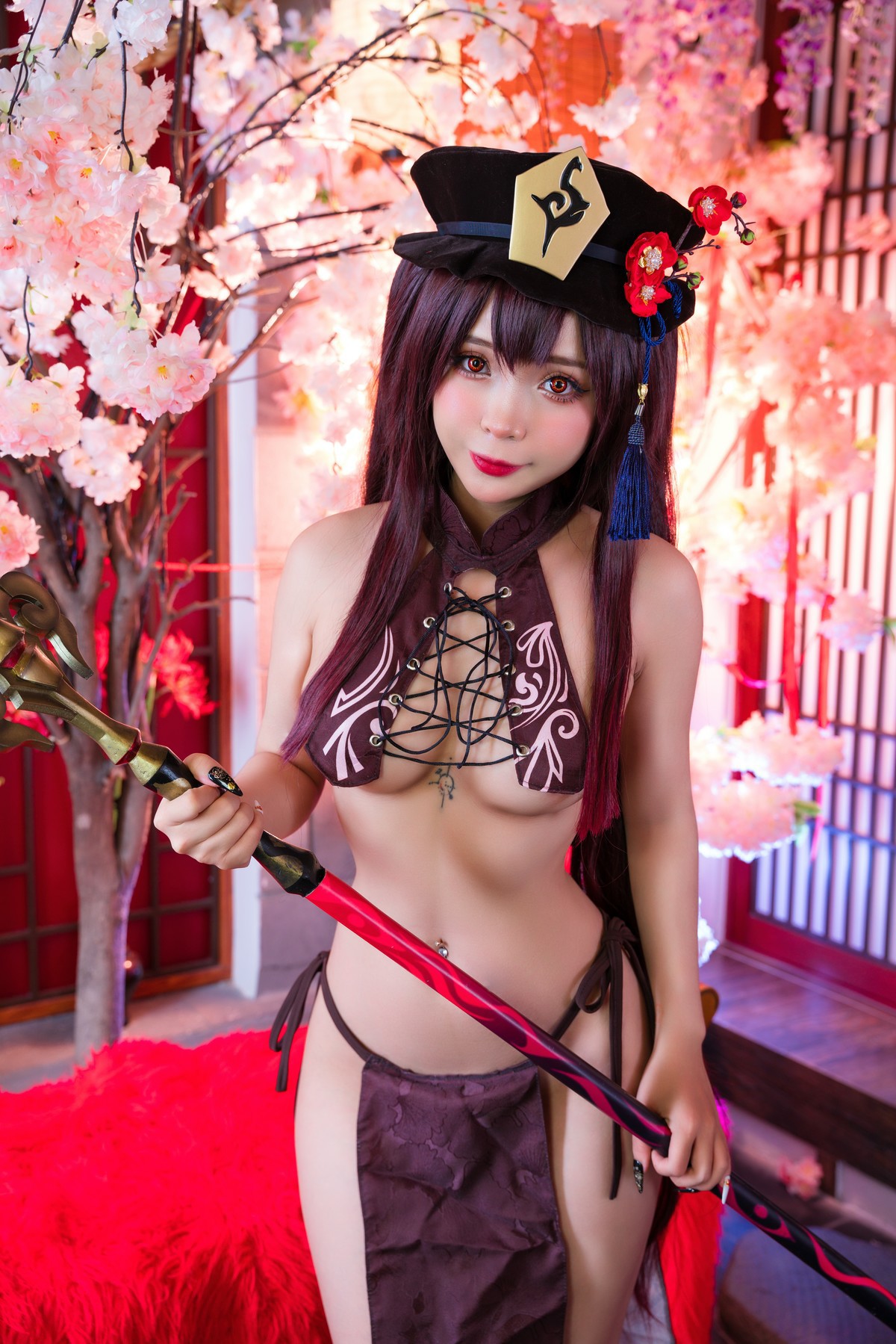 Cosplay-UmekoJ-Genshin-HuTao-胡桃-Set02-03-24