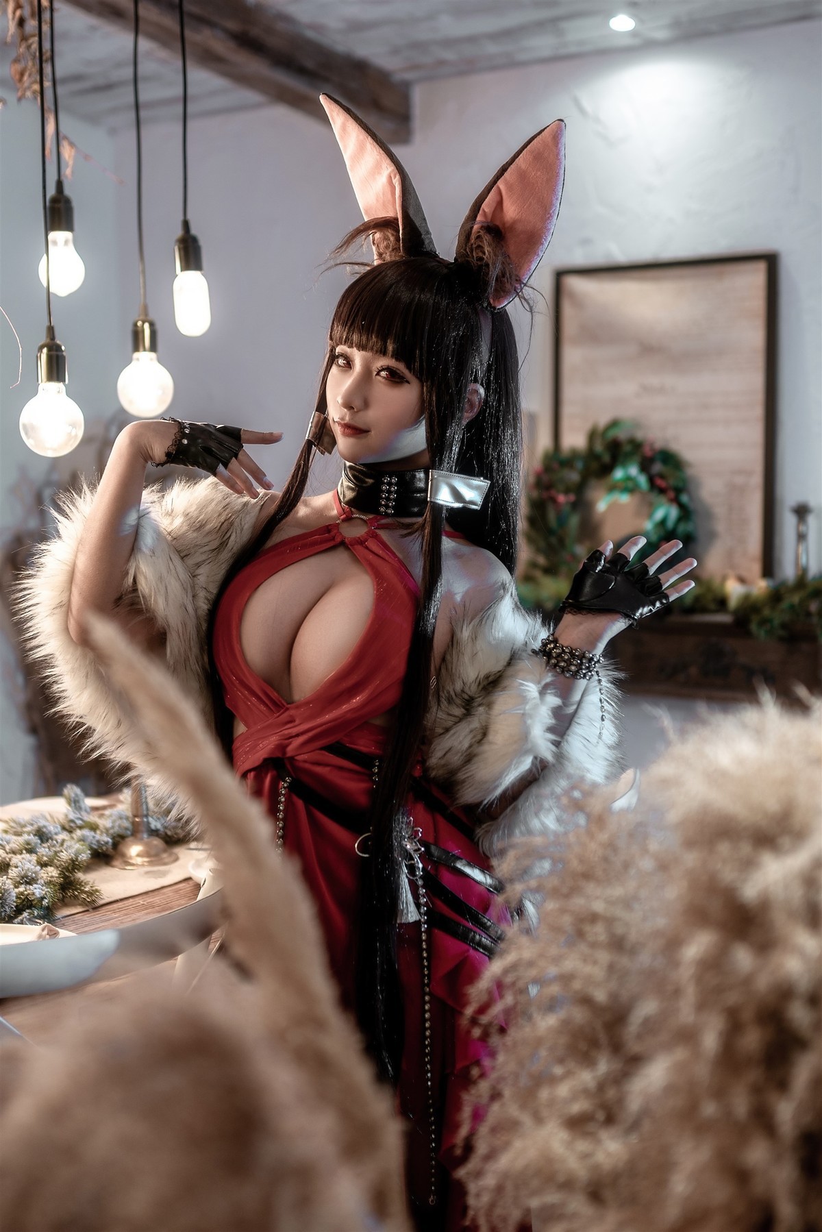 Cosplay-蠢沫沫Chunmomo-Akagi-Ruby-Laced-10-16