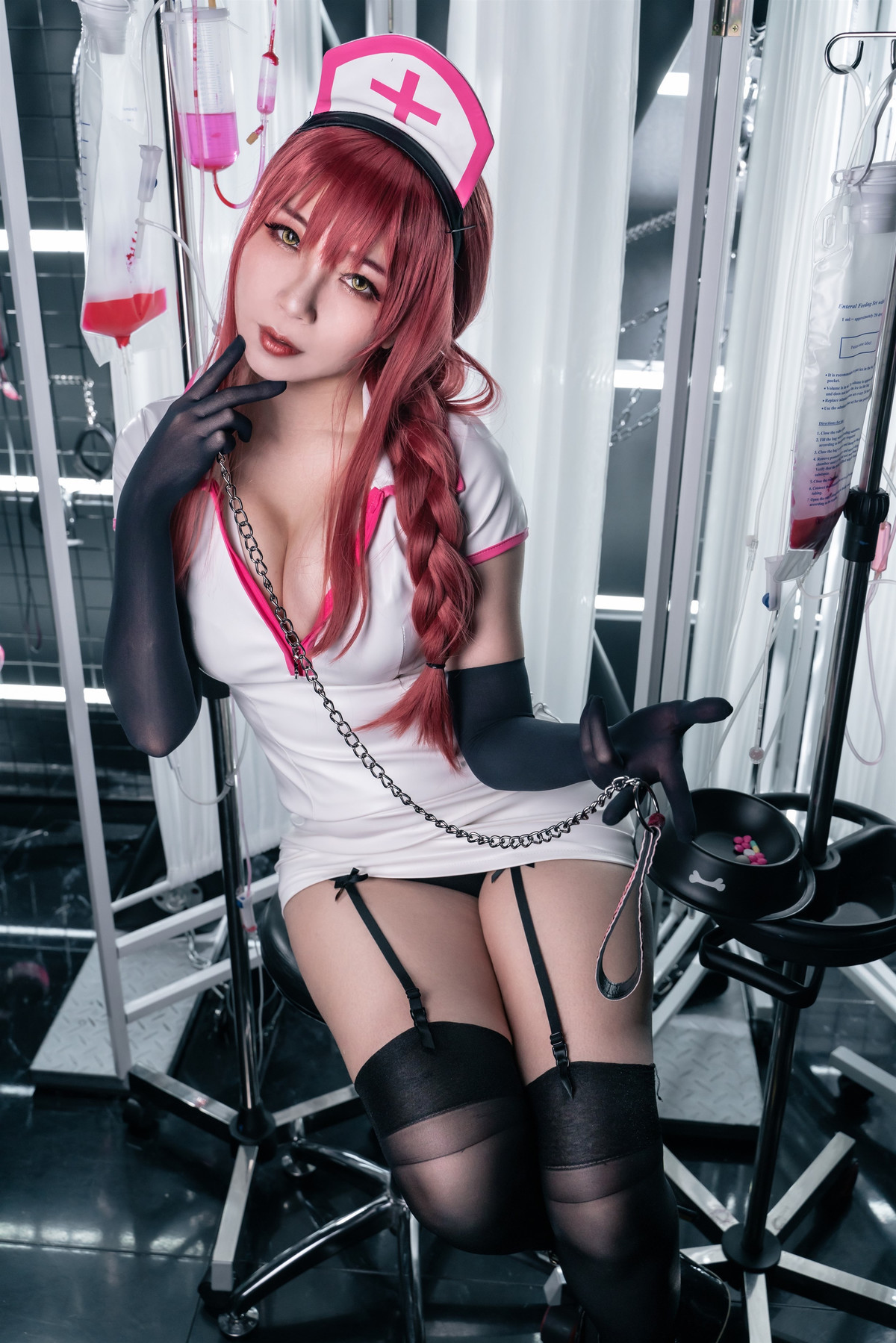 Cosplay-小琪Aki-Dark-Nurse-11-16