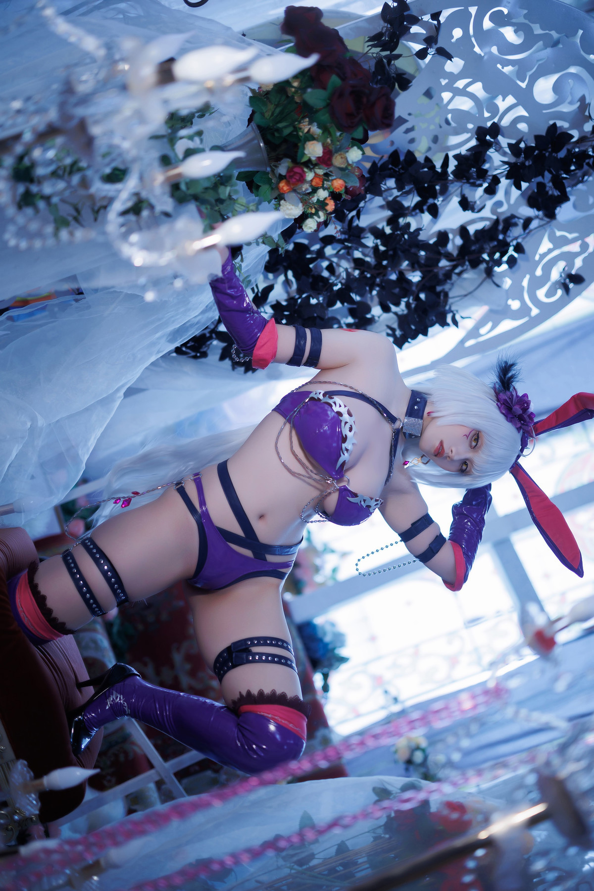 Cosplay-Cien恩恩-黑贞兔女郎泳装-12-20