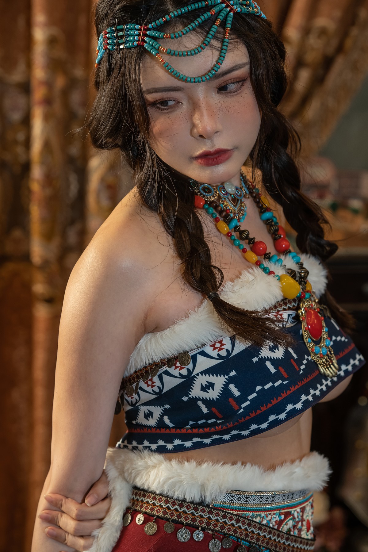 Cosplay-夏小秋秋秋-雀斑少女-10-23