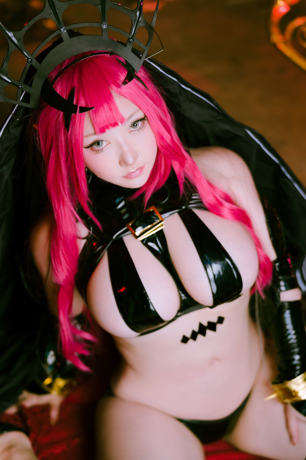 Cosplay-SAKUサク-Morgan-le-Fay-Set04-08-29