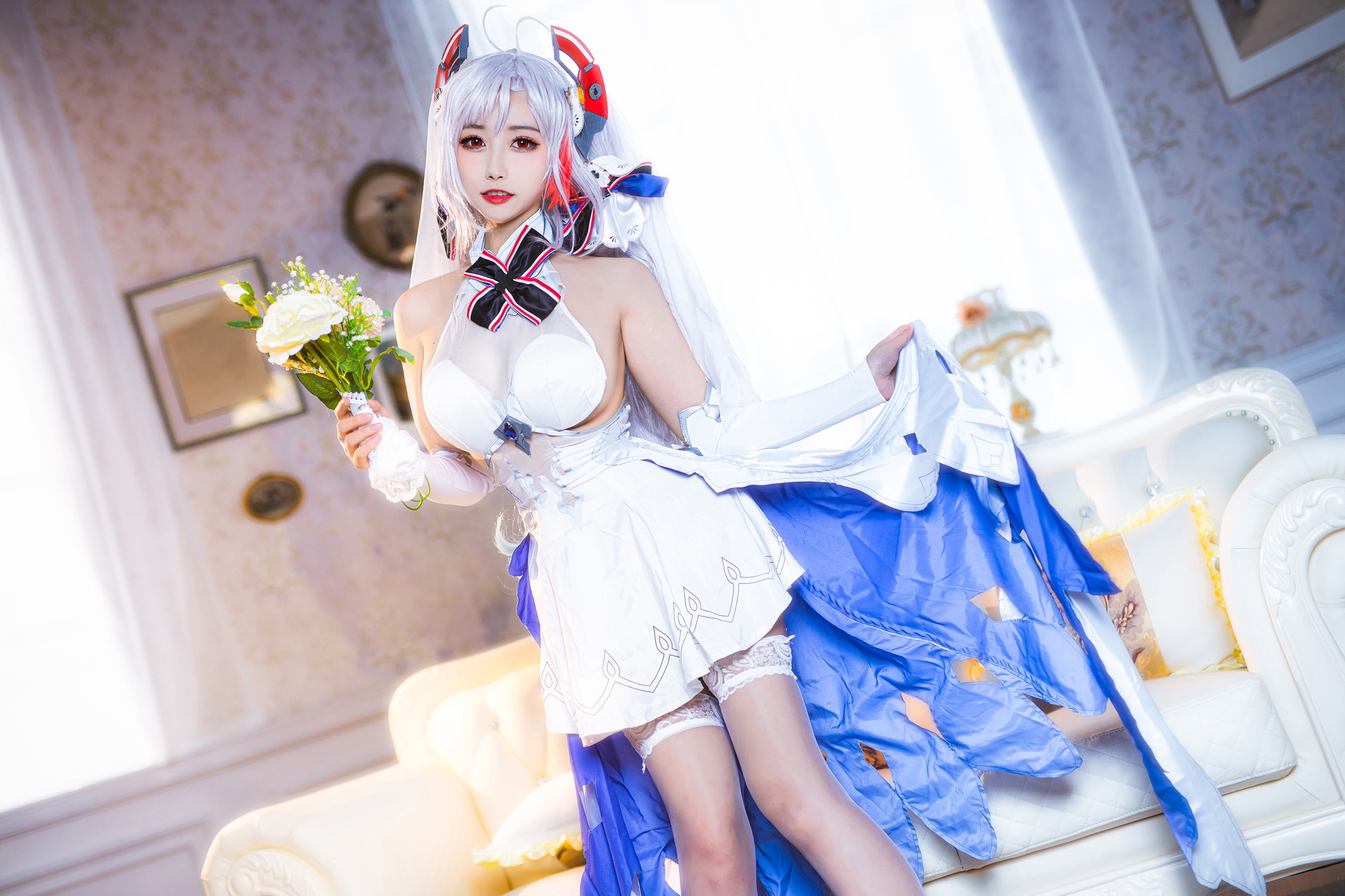 Momoko葵葵-Prinz-Eugen-欧根亲王-花嫁-Bride-Ver-09-23