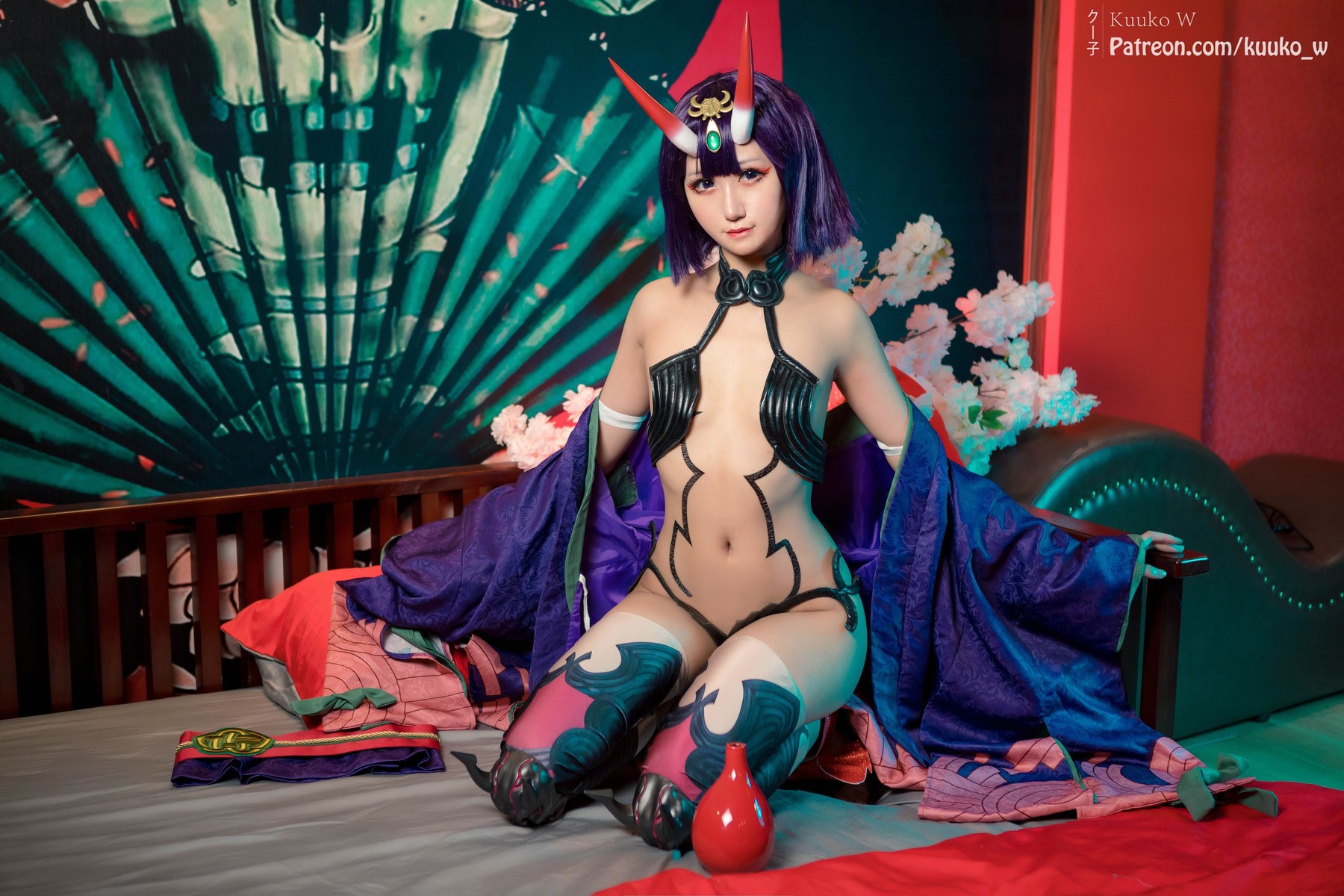 Cosplay-KuukoW-クー子-Shuten-Douji-03-07